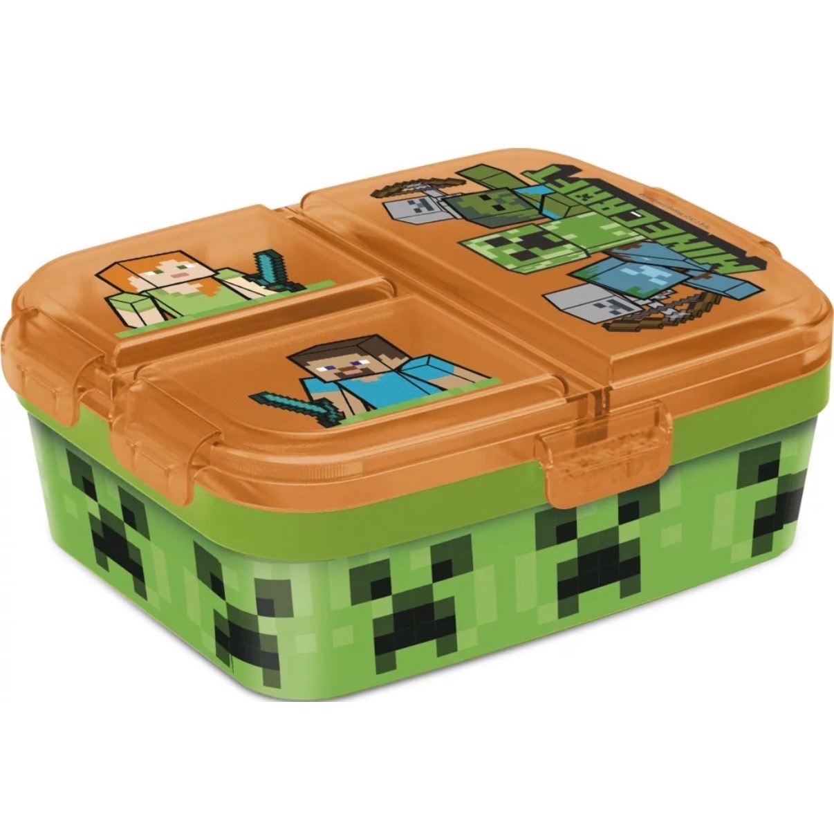 Plastic Lunch Box Sandwich Container With Multiple Compartments