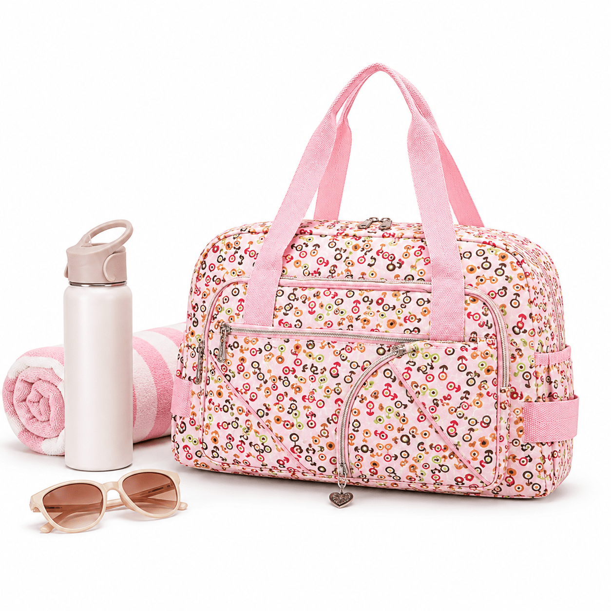 Image of Spacious Women's Travel, Beach, And Fitness Bag With Multiple Compartments – Lightweight, Practical, And Ideal For Everyday Use