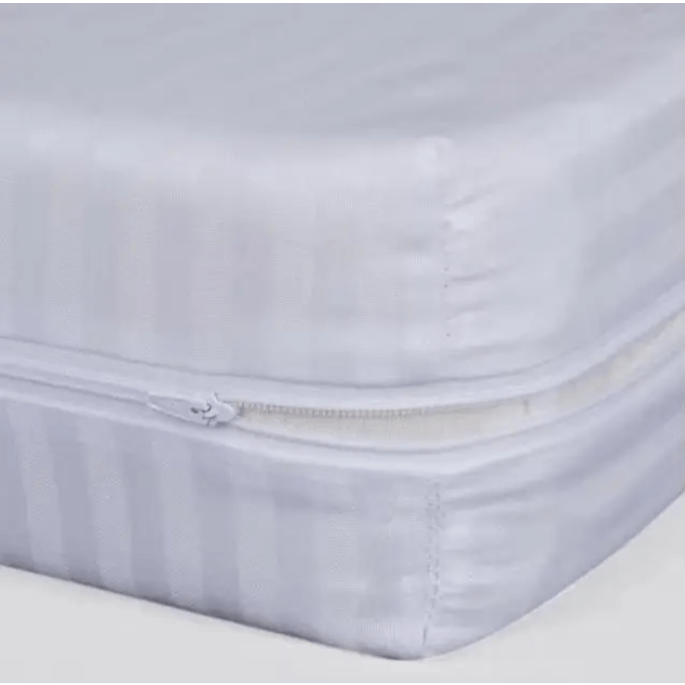 TEMU Protector De Colchón 135x190 150x190 90x190 105X190CM 25cm Cutí Cierre Con Cremallera en L Muy Fácil de Colocar No Plancha Muy Save y No Encoje