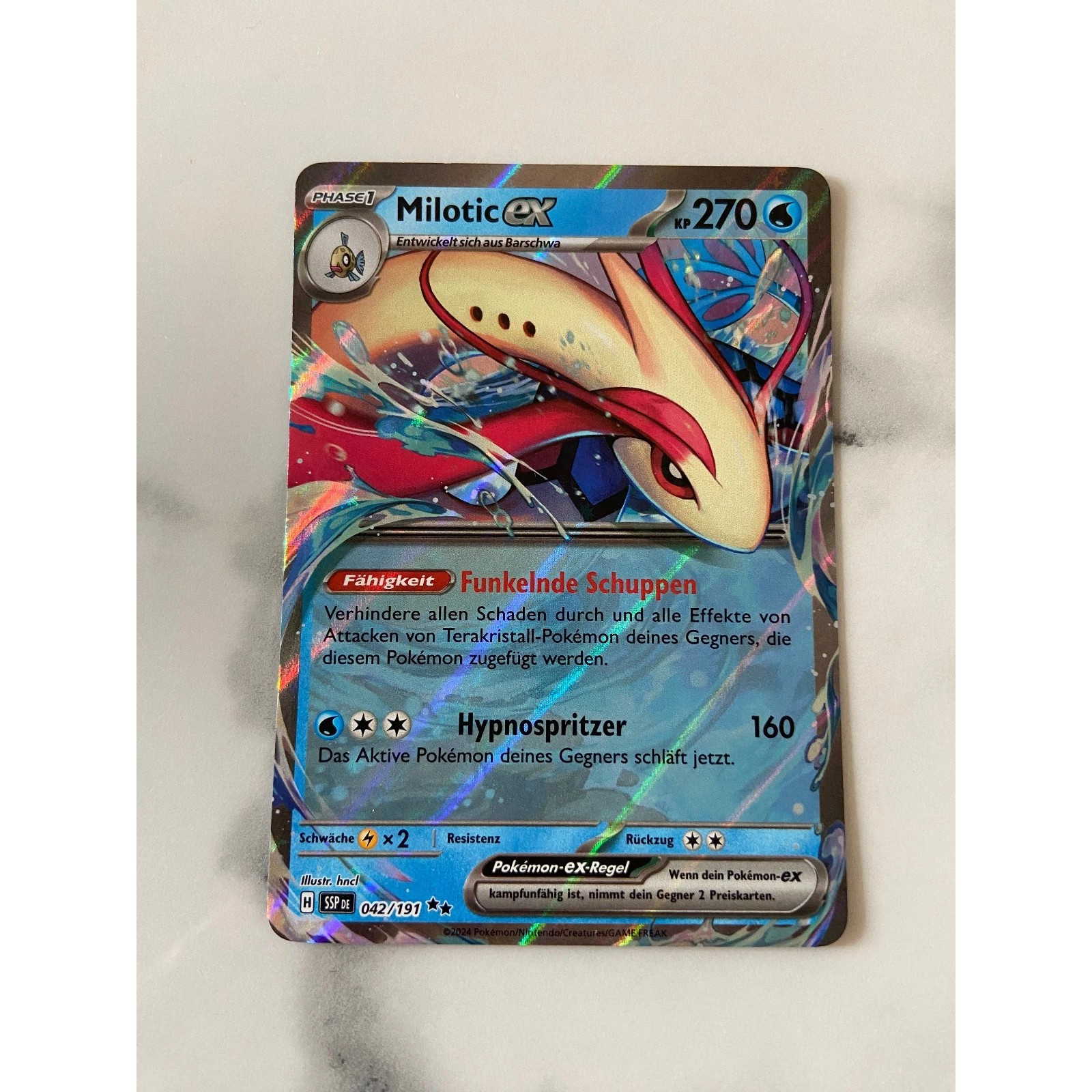 Image of Card Ex 042/191 Ssp Double Rare Nm German