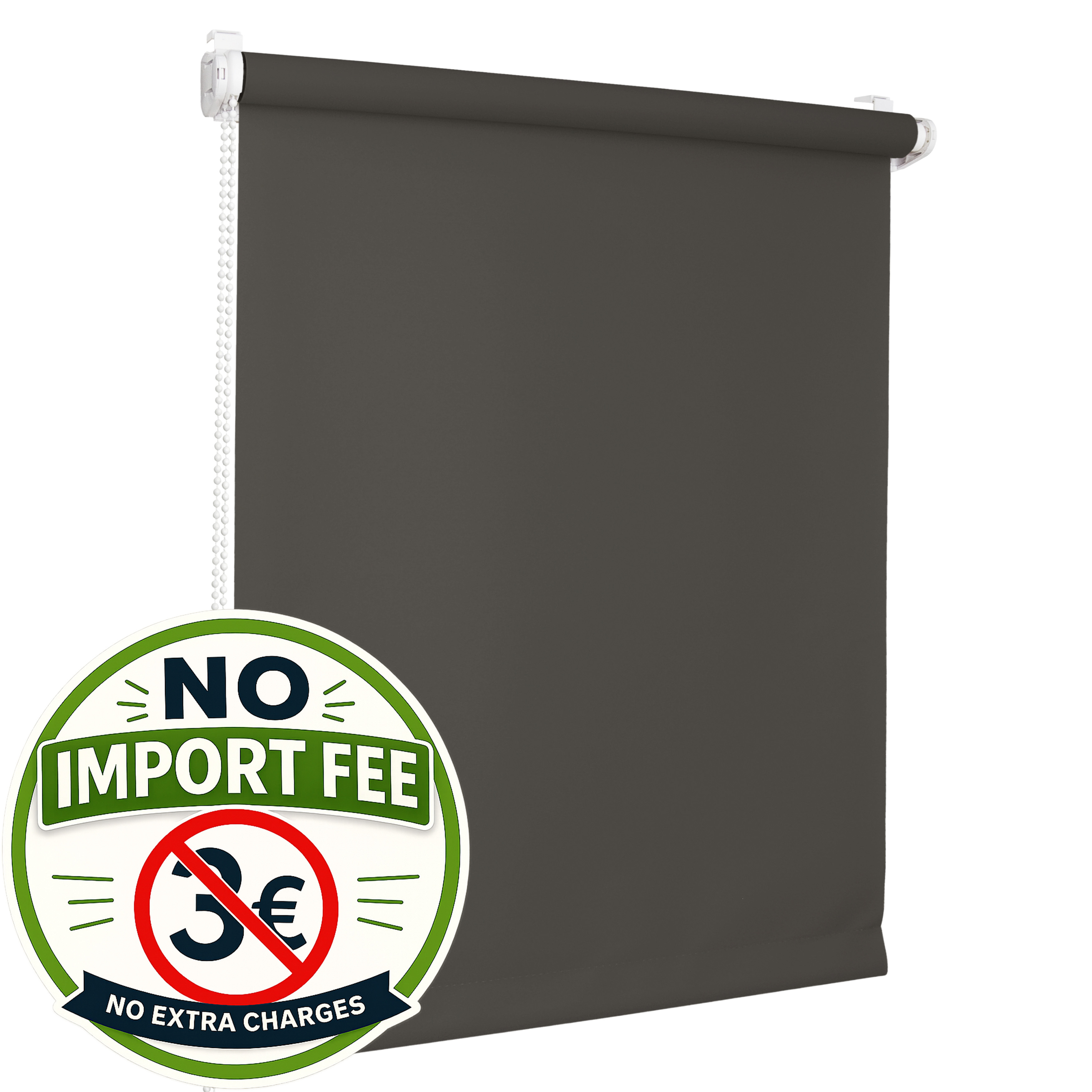 TEMU a Rullo per Finestre �� GRAPHITE �� 32 Misure �� MINI A ROLLO �� Maniglie Regolabili �� Installazione Senza Trapano sulla Finestra �� a Rullo con