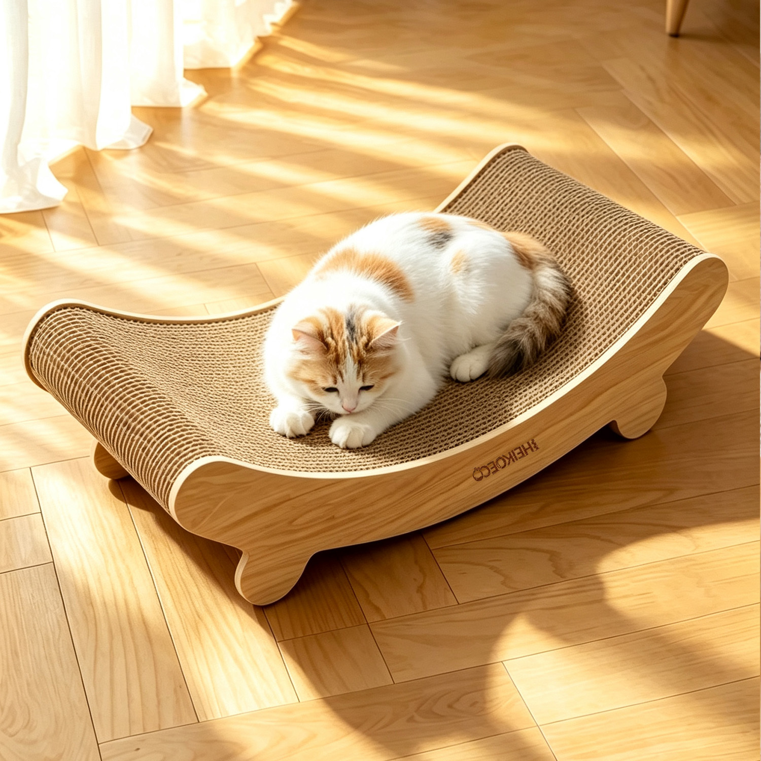 ® Double-sided Durable Cat Scratching Board Made From Quality Corrugated Cardboard, 2-in-1 Scratching Pad For Cats, Scratching Mat For Beds, Blankets & Furniture