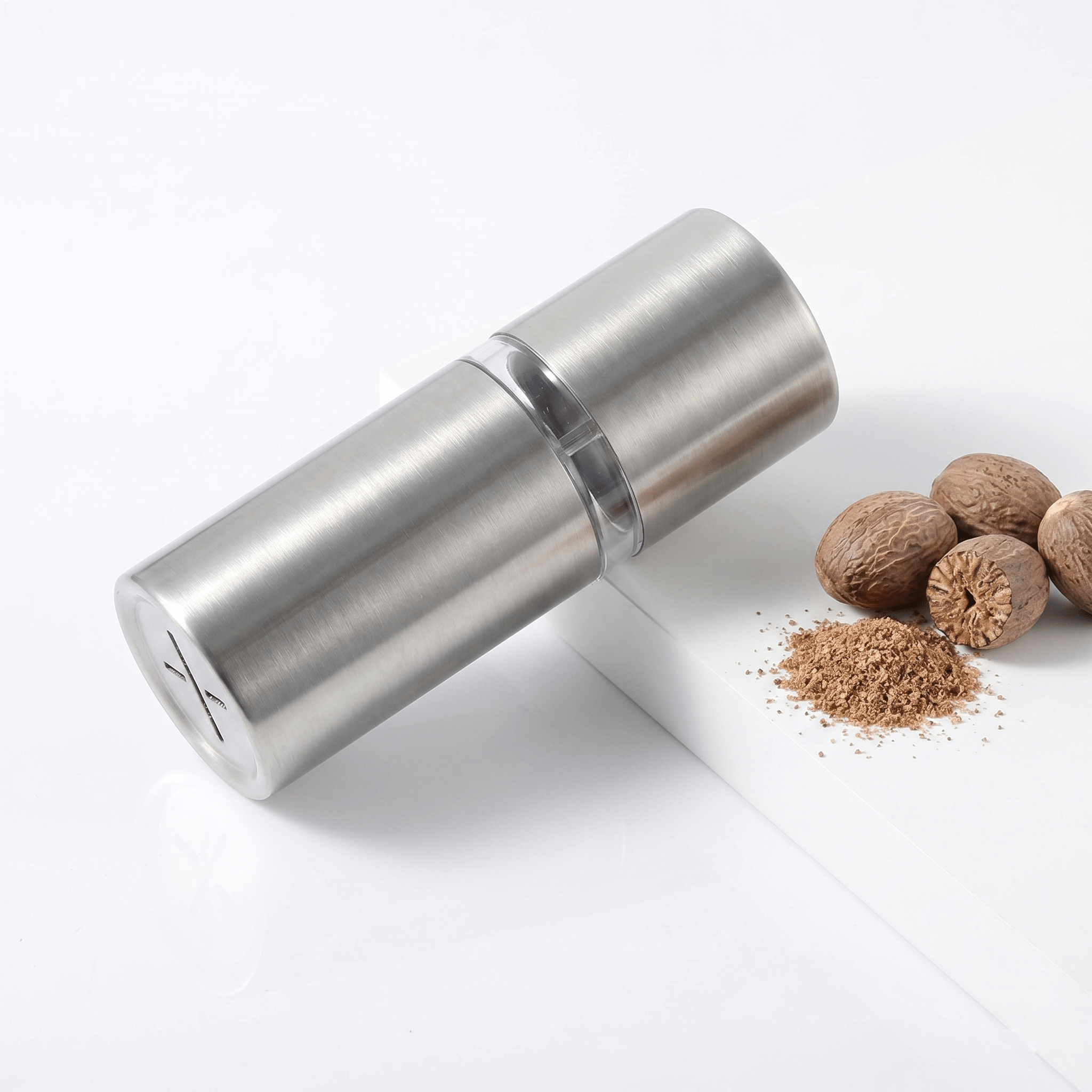 Image of Kandonex Nutmeg Grinder Stainless Steel – Professional Nutmeg Mill With Stainless Steel , High-quality Spice Grinder & Mill