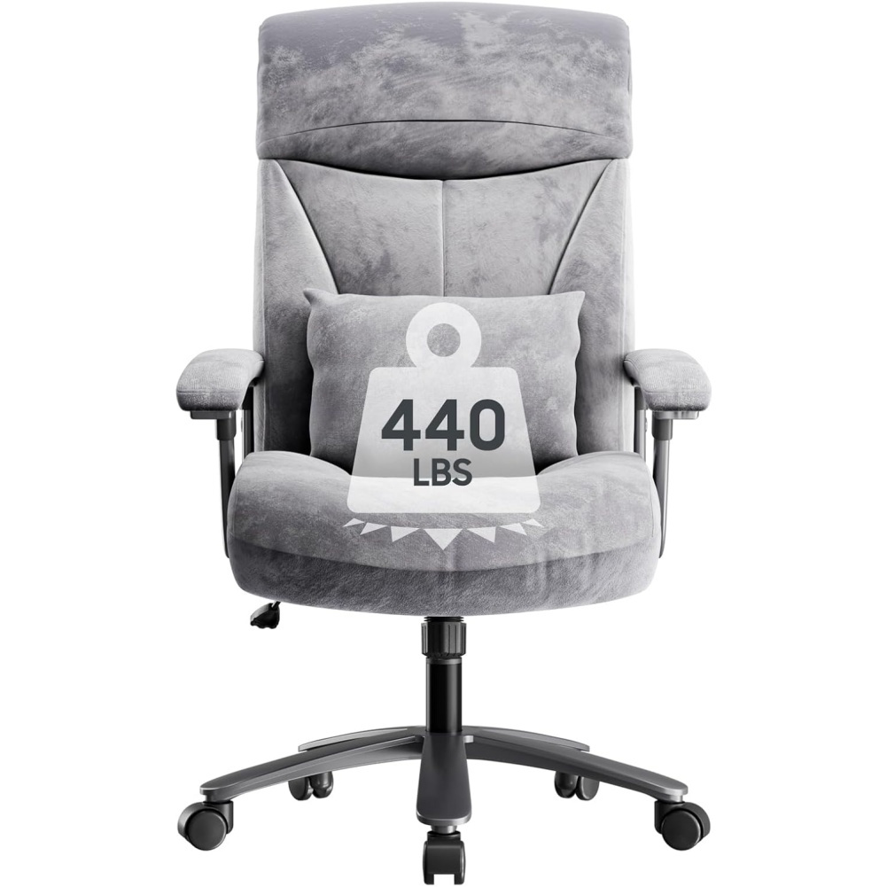 Ergonomic Office Chair 200kg Desk Chair Executive Chair With Armrests, Lumbar Support, 4-stage Gas Pressure Spring