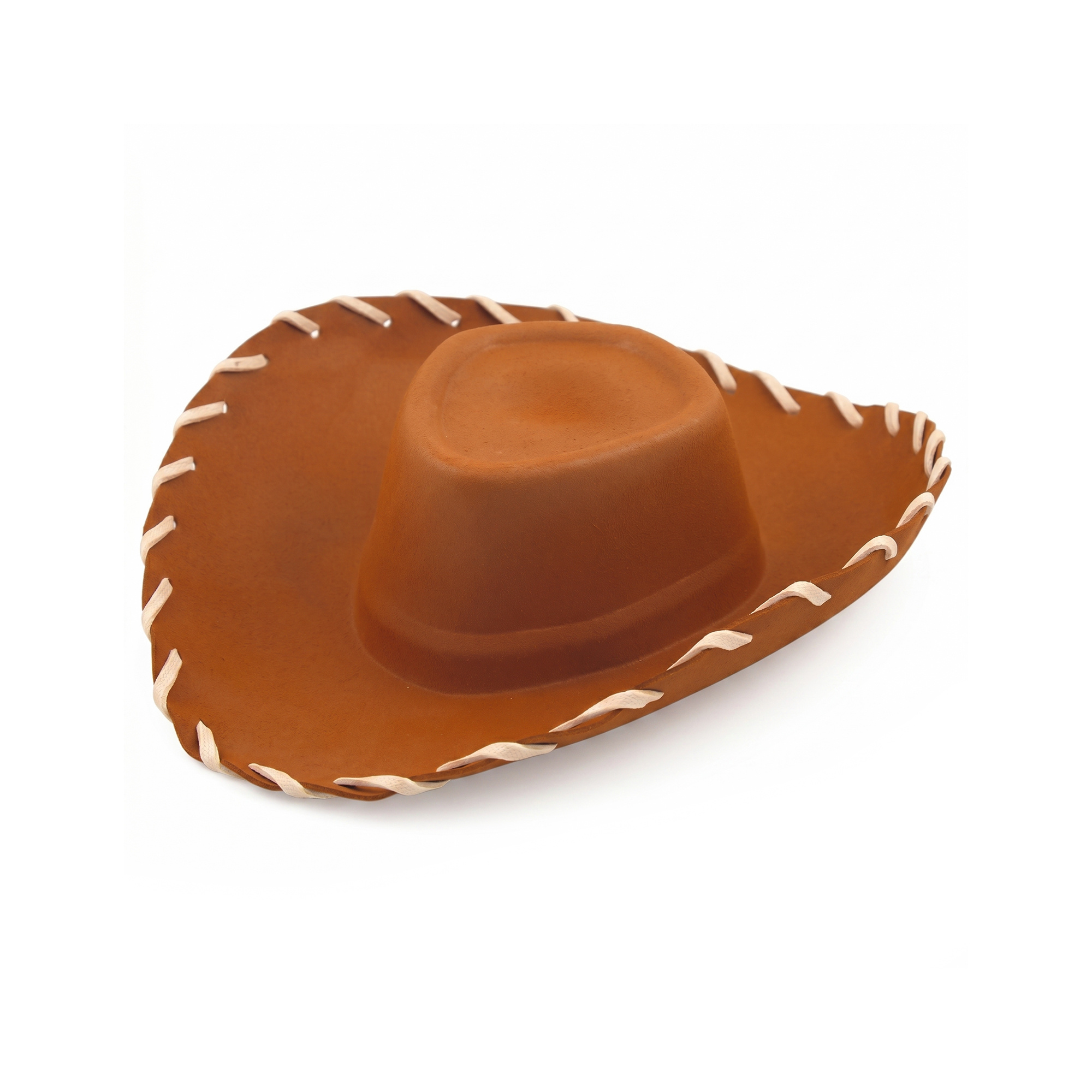 TEMU Brown Adult Cowboy Western Hat Eva Fancy Dress Costume Hat For Cowboy Sheriff Rodeo Party Halloween Size Lightweight