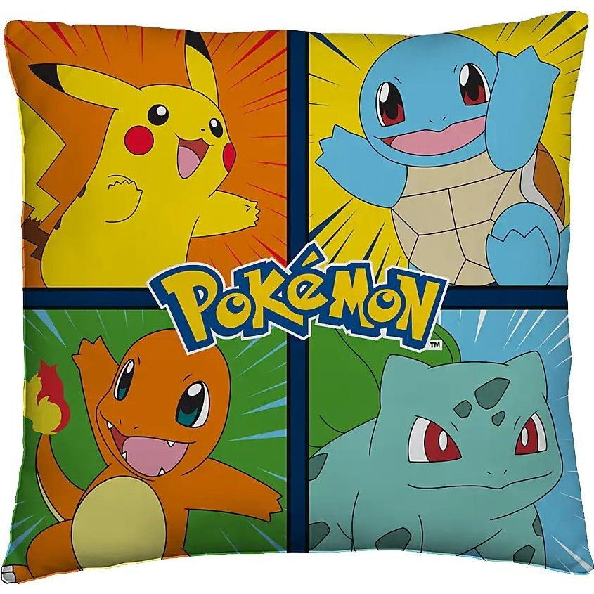 - Official Decorative Cushion 40x40 Cm Soft With 100% Polyester Filling - Kids' Room - Pikachu