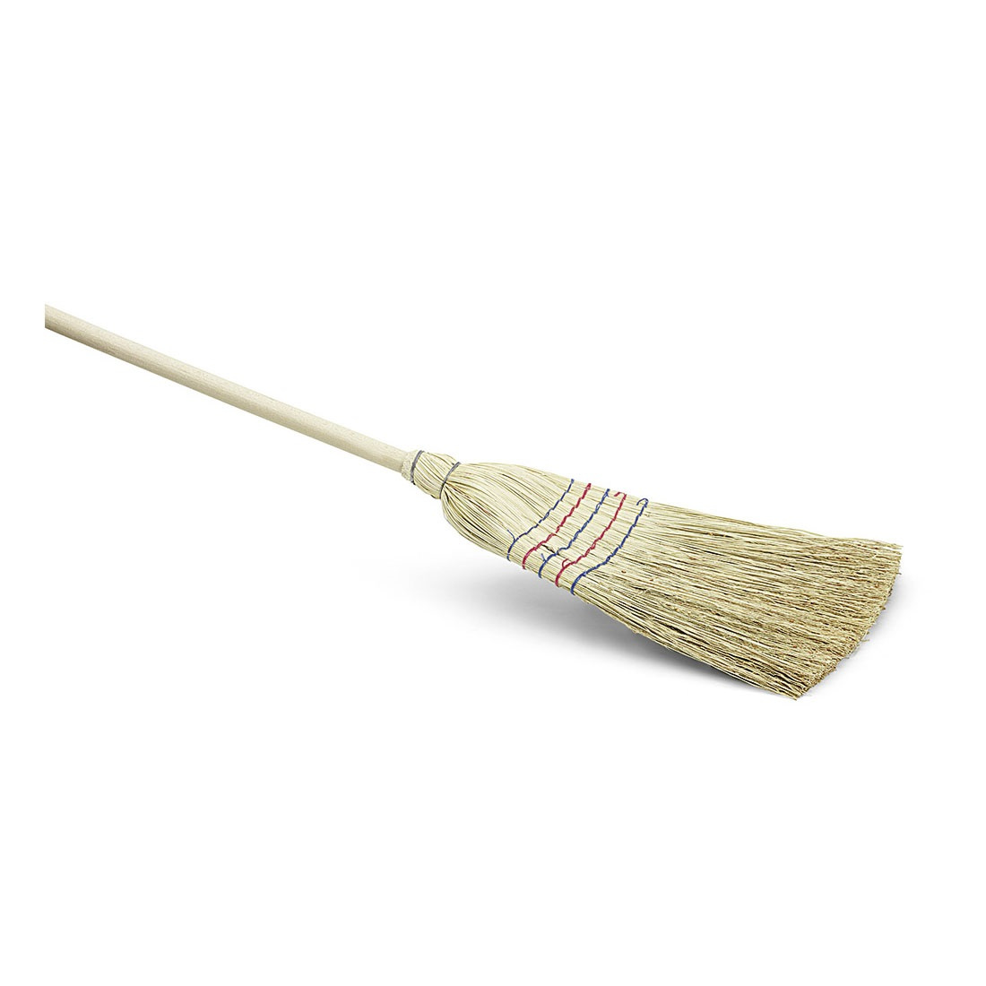 Image of Rice Straw Outdoor Broom With , Hanging Hole, 130 Cm Handle