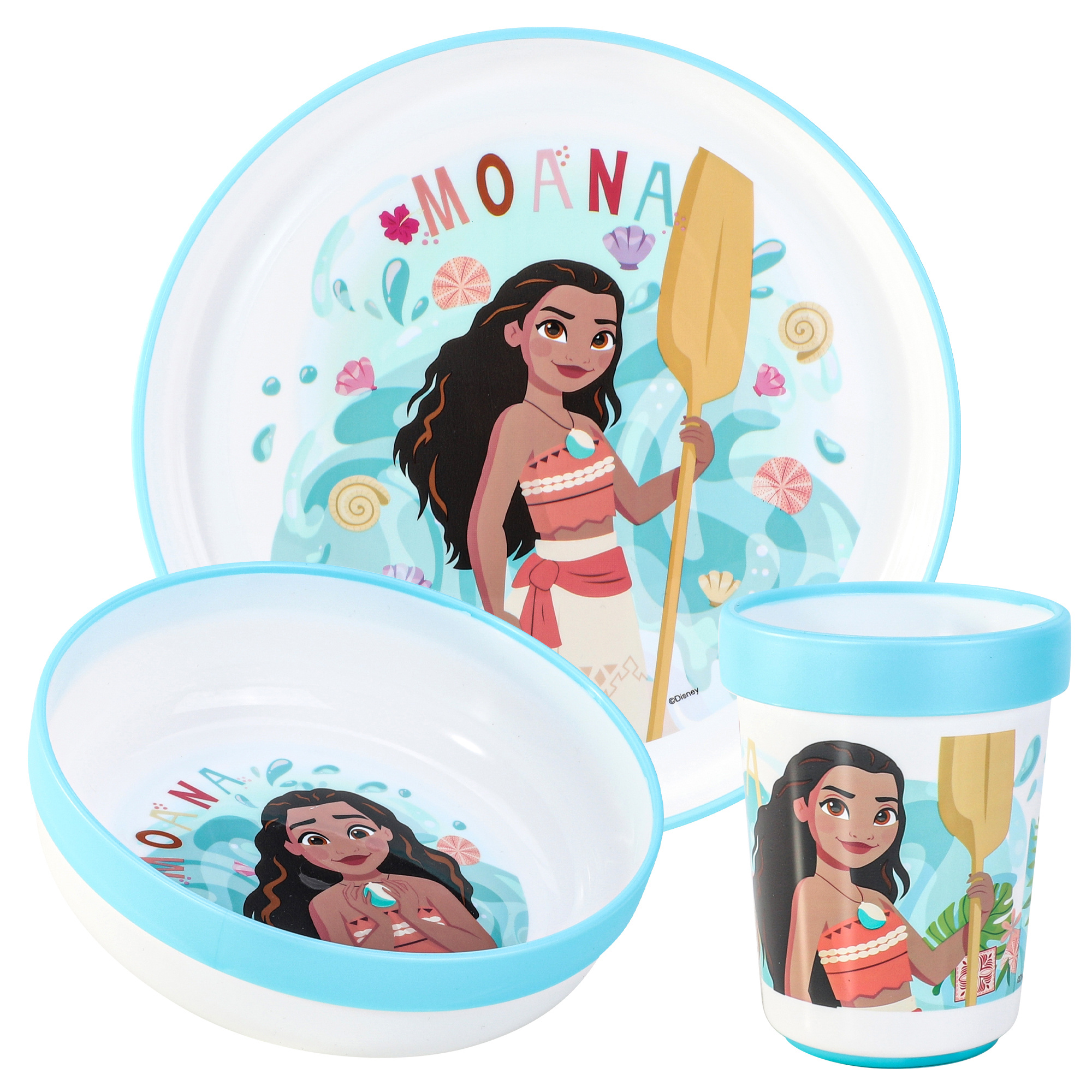 TEMU 3pcs Reusable Premium Kids Dinner Tableware Set Plate, Bowl & Tumbler, Bpa Free