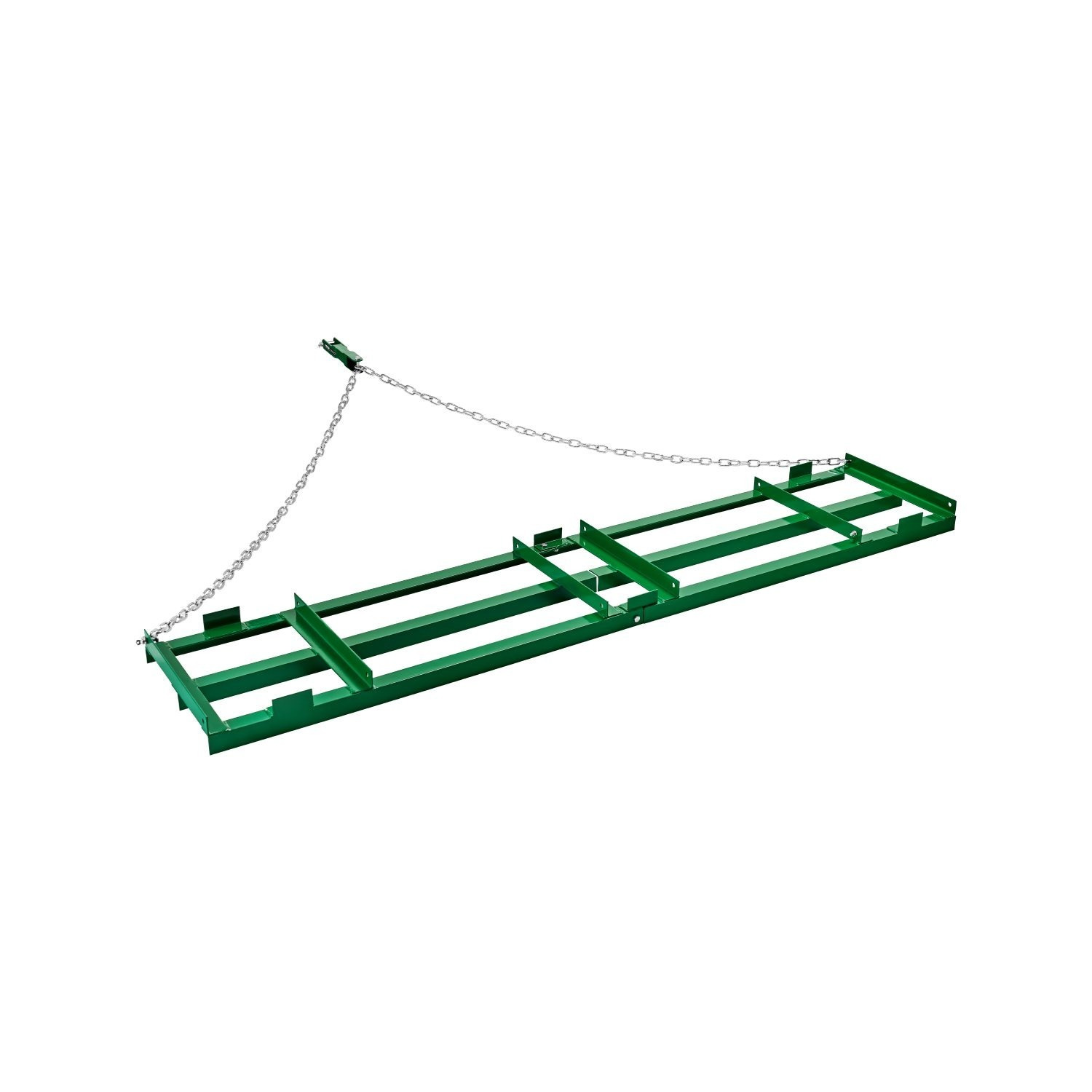 Image of Vevor Drag Harrow, 8 Ft Heavy Duty Tow Behind Drag Harrow With Adjustable Bars & 72 In Chain, Driveway Grader Landscape Rake For Atv, Utv, Tractor, Mower Tow Behind Yard Lawn Leveling Tool