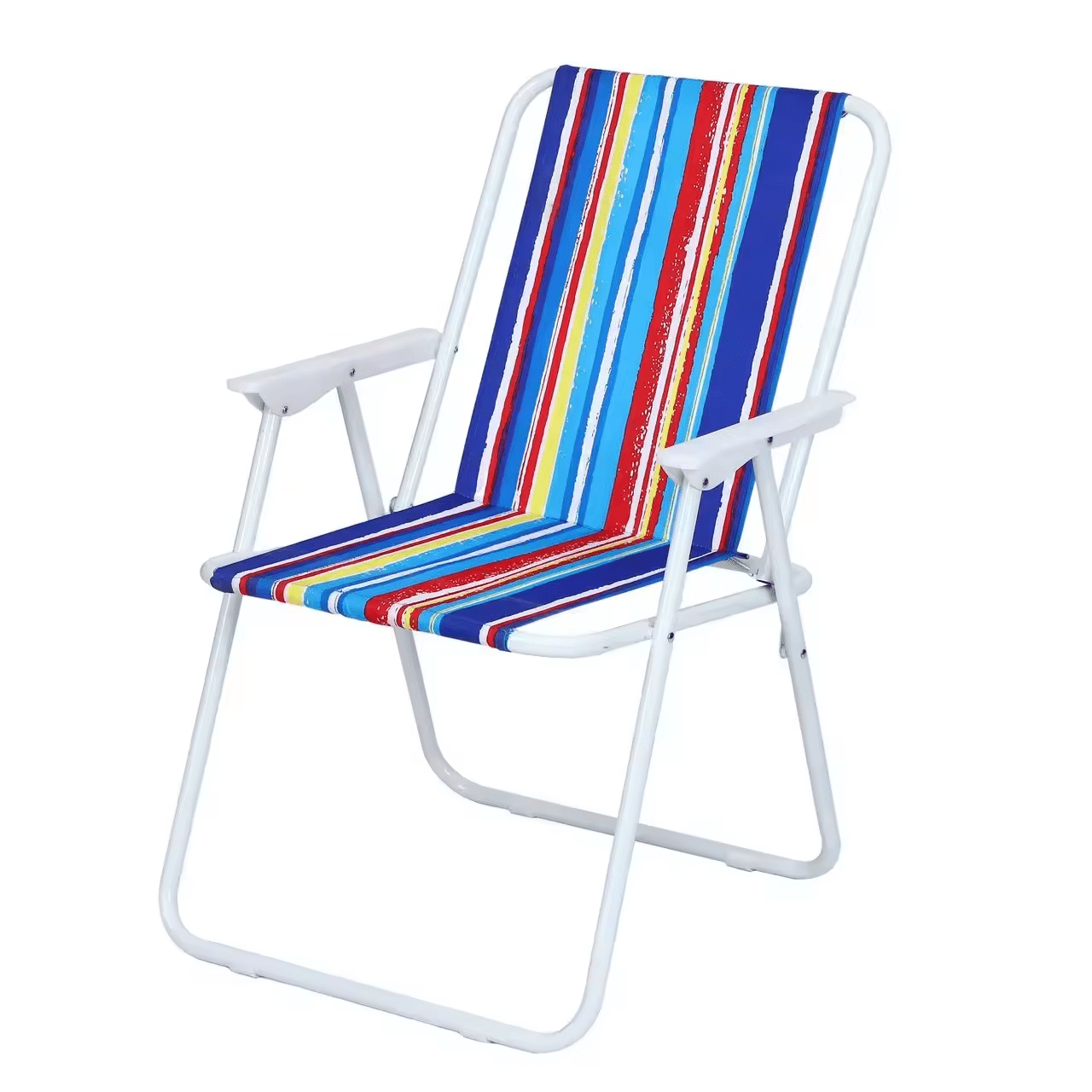 TEMU Silla Plegable de Playa Silla de Taburete con Respaldo multifunción portátil al para Patio Camping Pesca