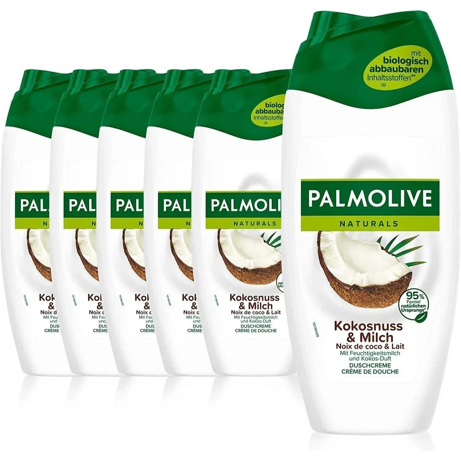 TEMU 6 X 250ml Palmolive Coconut & Gel | Vitamin Nourishment |