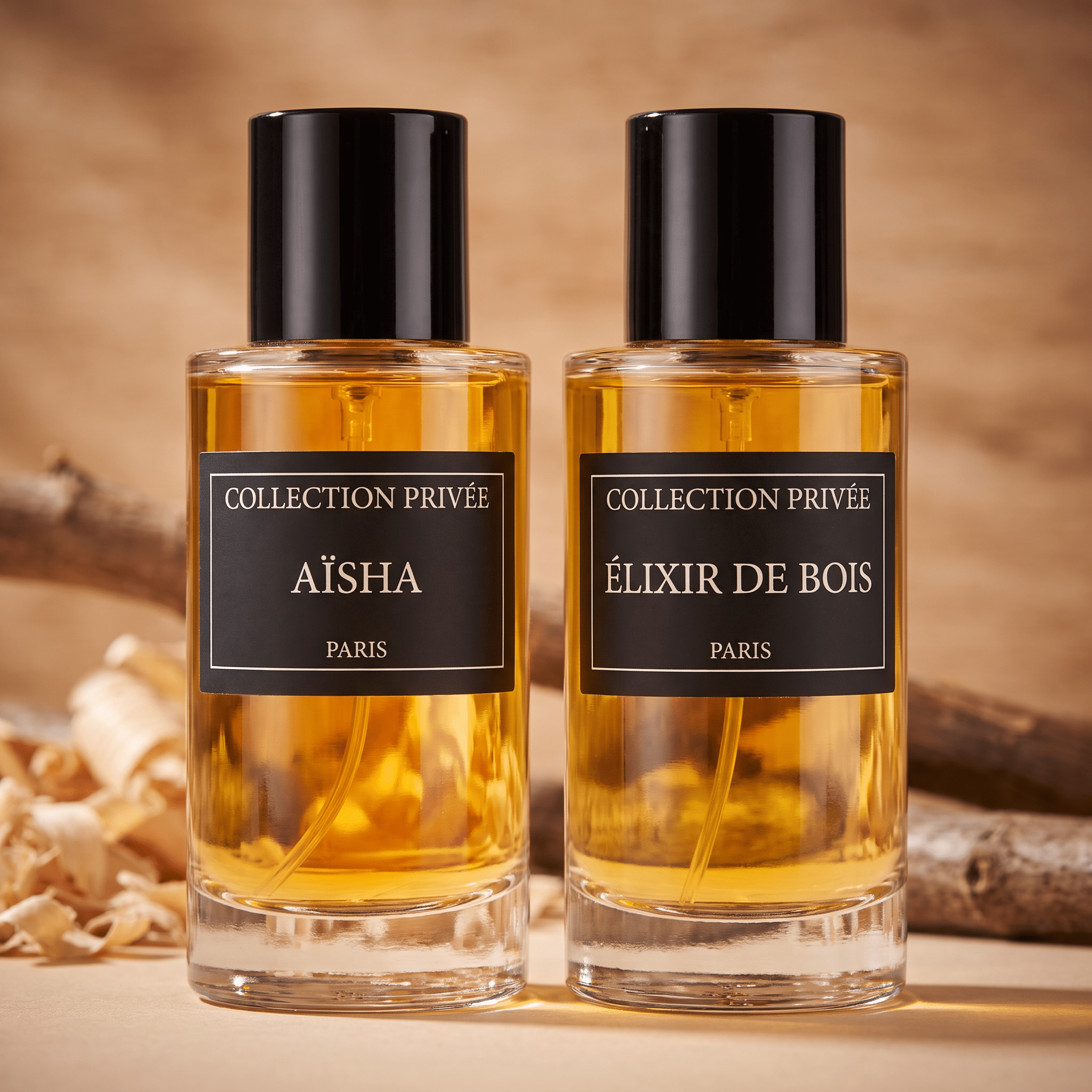 Image of Set Of 2 Perfumes, 50 Ml, Private Collection Paris – Wood & , Extract Perfume, Oriental Fragrance, For Men And Women