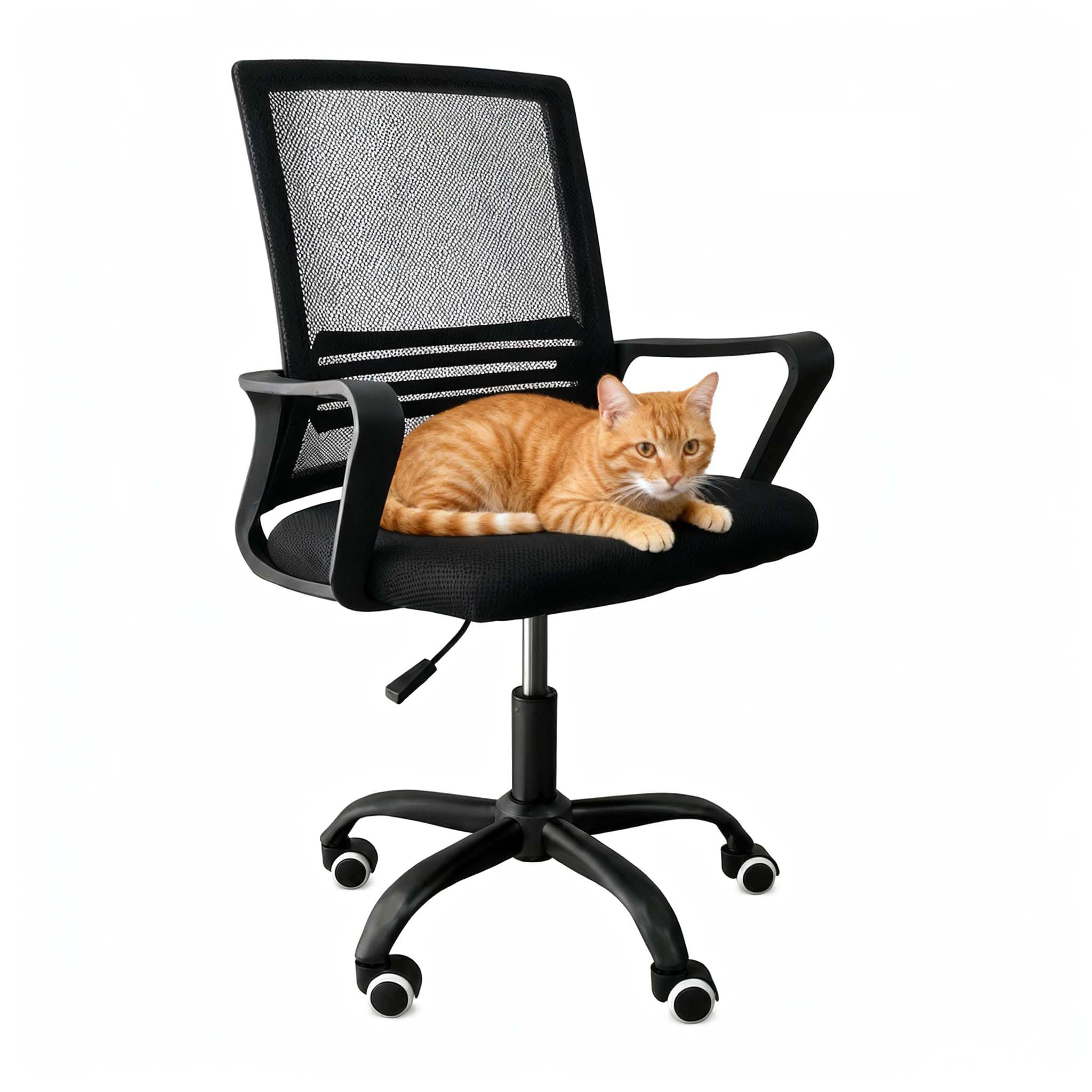TEMU Ergonomic Drafting Chair For Tall Desk Adjustable Lumbar Support Height Recline Tilt Office Stool
