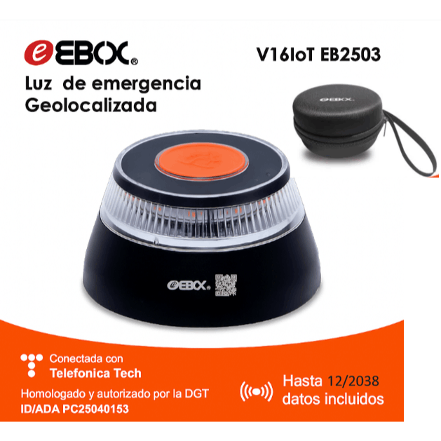 TEMU V16 CON REGALO Luz de Emergencia Geolocalizada Seal V16 Homologada DGT, Certificada por la DGT con número de certificación