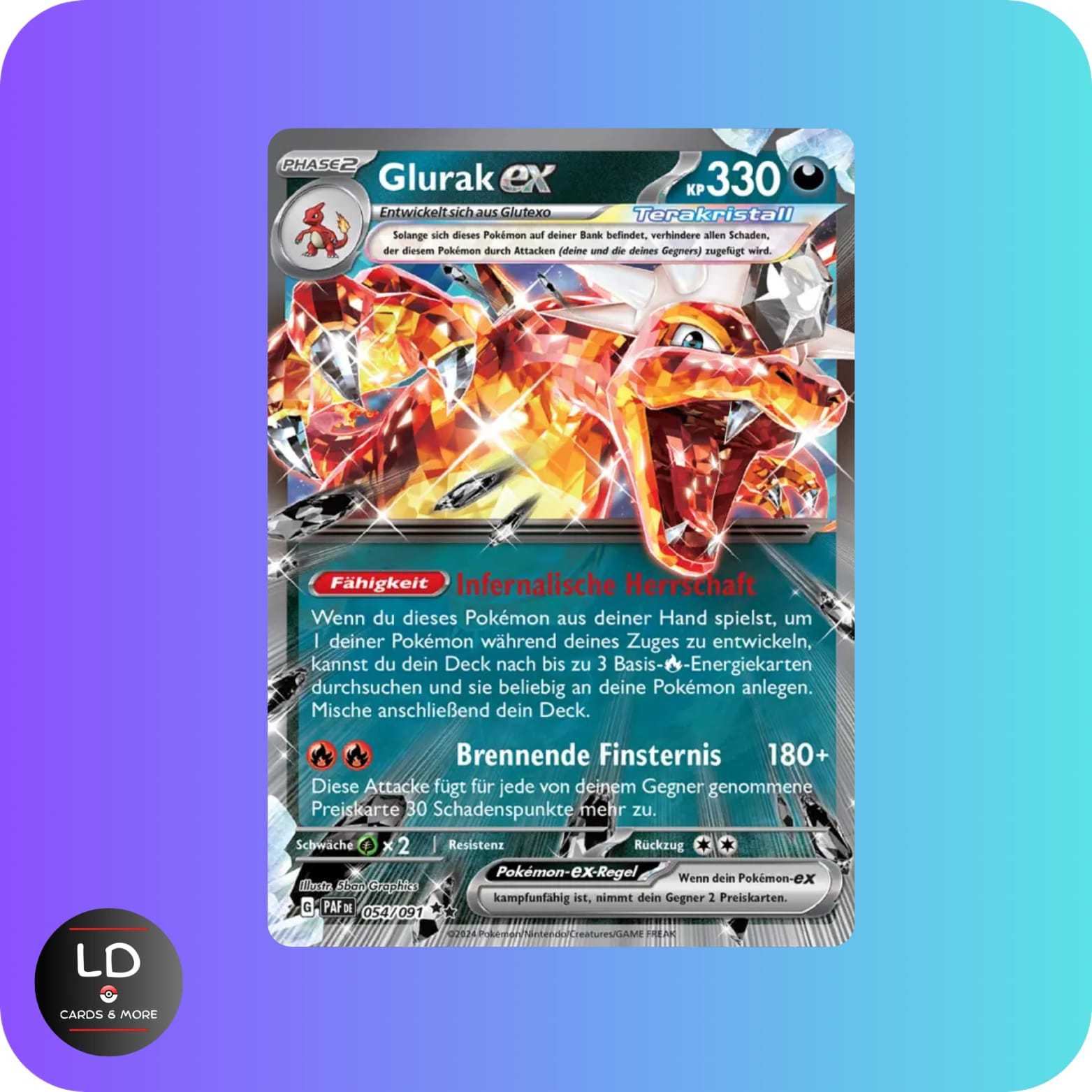 Pokémon Ex 054 German Paldes Nm