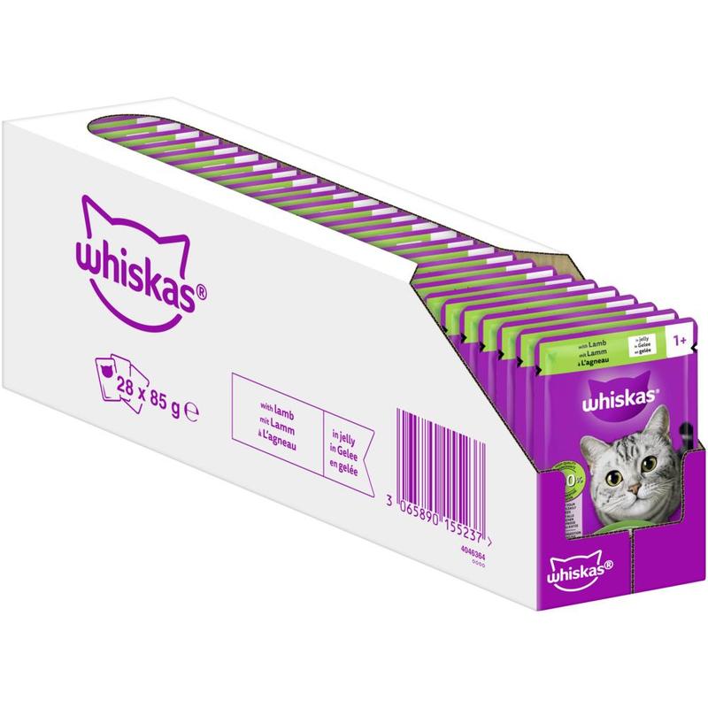 Image of Whiskas® Portion Pouches 1+ With Lamb , 28 X 85g