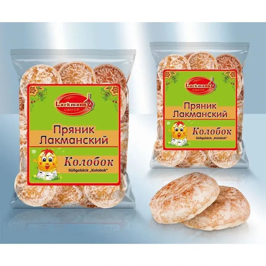 Russian Pastry "prjanik Kolobok" 2/5 Pack, 400g Each, Kolobok Gingerbreads (6212)