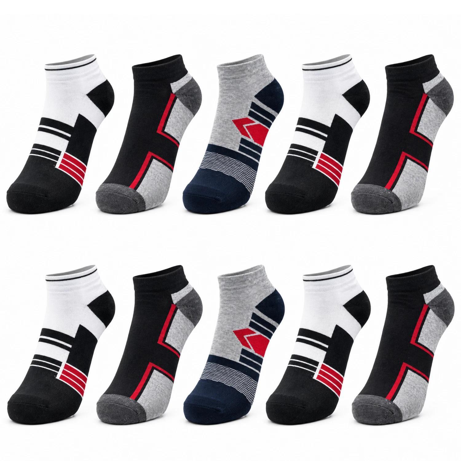 Image of 10-30 Pairs Of For Women And Men, Short Socks, Summer Sports Design Ii