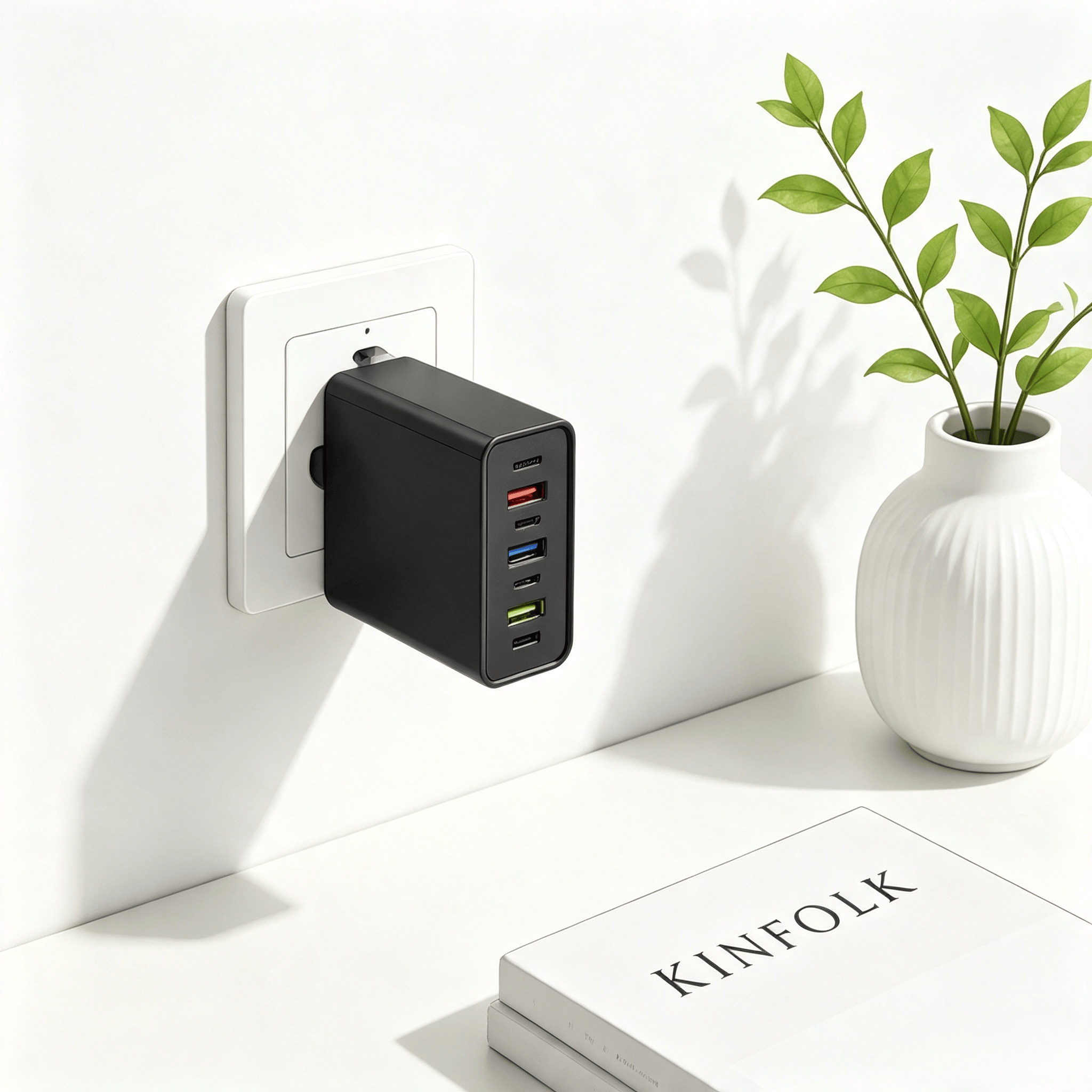 TEMU Protector de silicona para enchufe de cargador de teléfono de 120W, cubierta anticolisión para cargador de pared, para enchufe a prueba de polvo