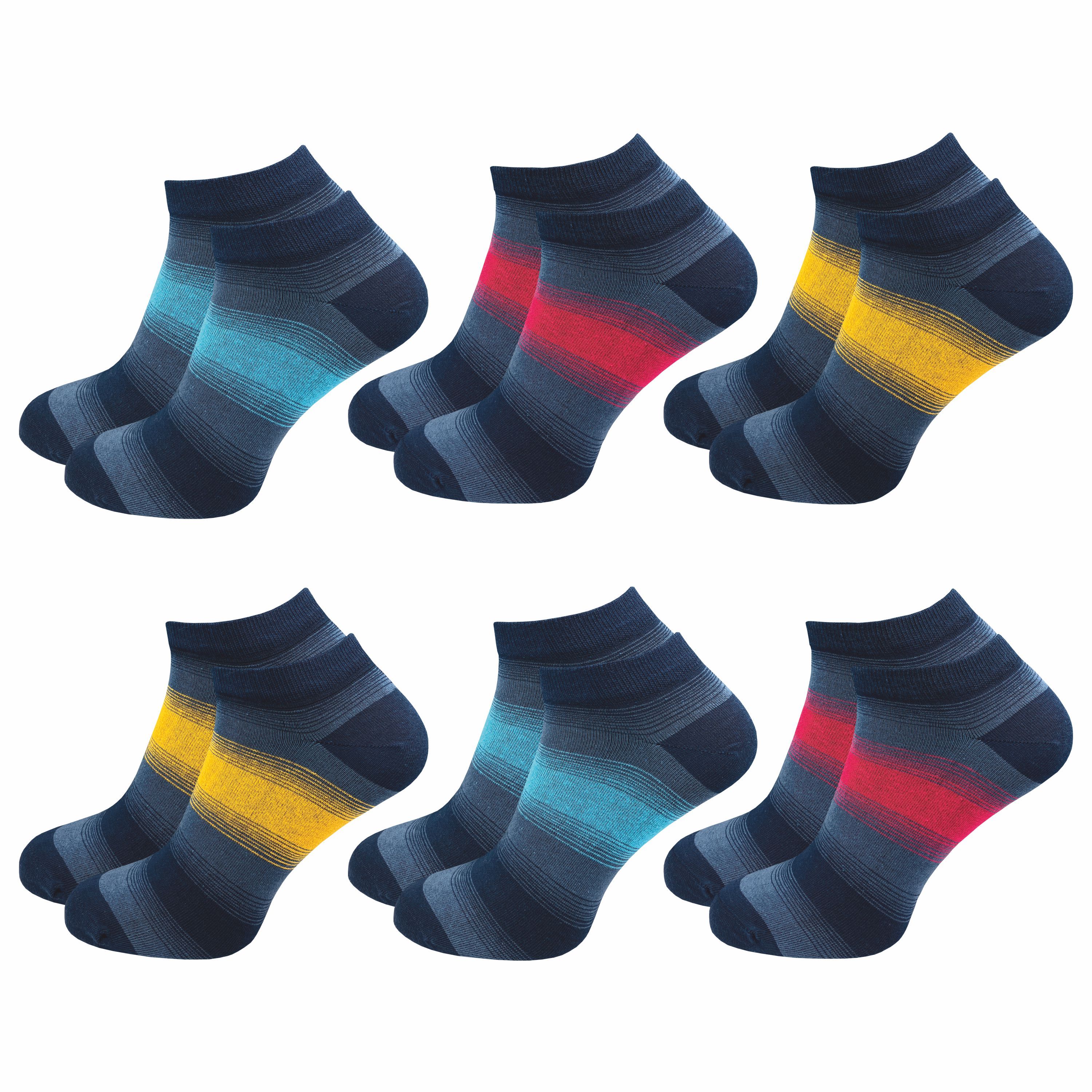 Sneakers Socks | Extra Fine Mesh Image - Absolutely Opaque | For (6 Pairs)