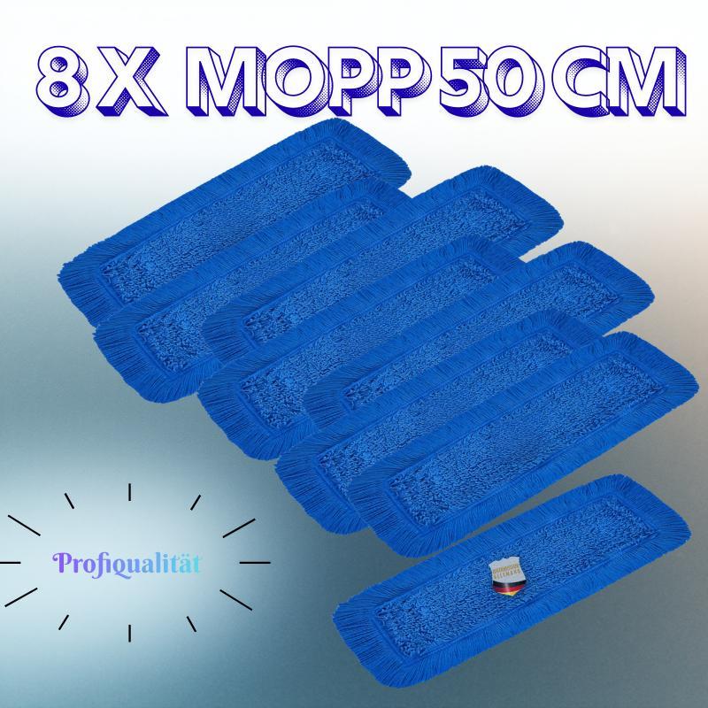 Sef Of 8 X Mopp 50 Cm Blau