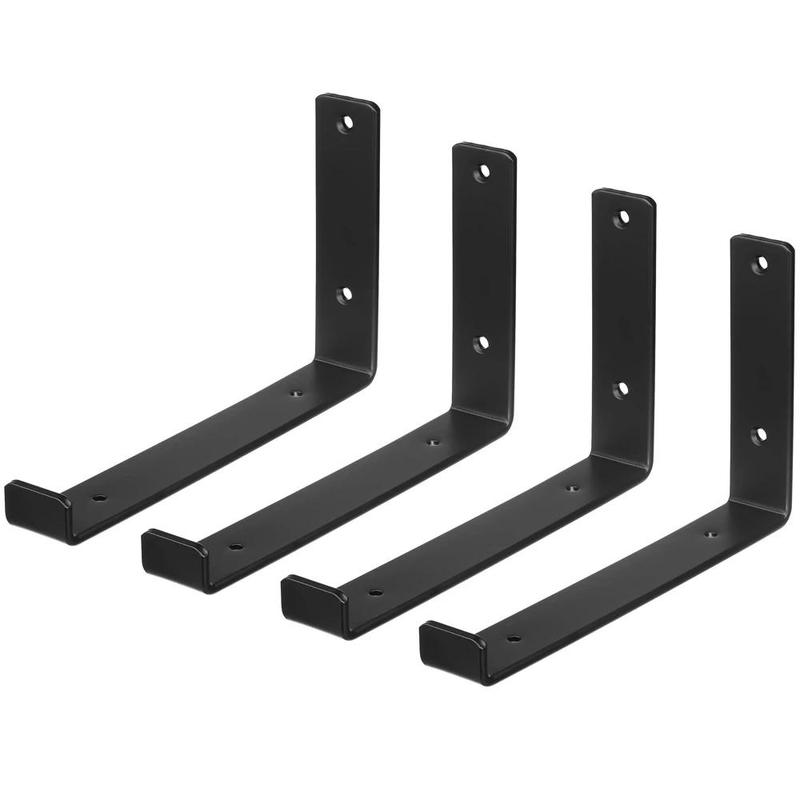Set Of 4 Shelf Brackets, Shelf Angle Bracket, 25 Cm