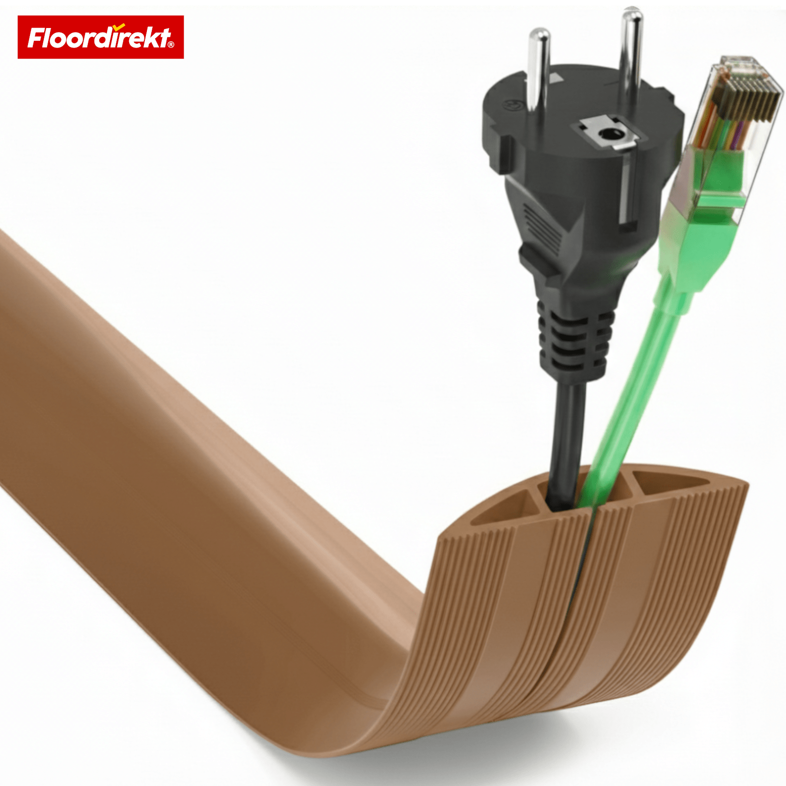 Floor Direct Cable Channel for Trip Protection, 4 Lengths Available