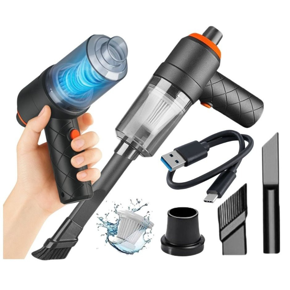TEMU Cordless Handheld Car Vacuum Cleaner, Powerful For Office, Home, And Blower Use