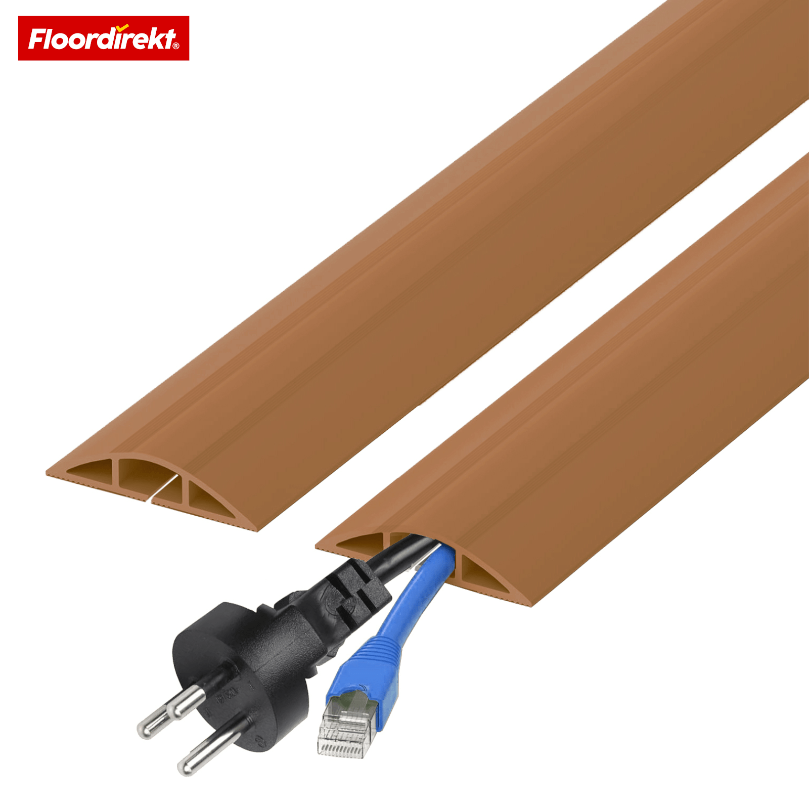 Floor Direct Cable Channel for Trip Protection, 4 Lengths Available