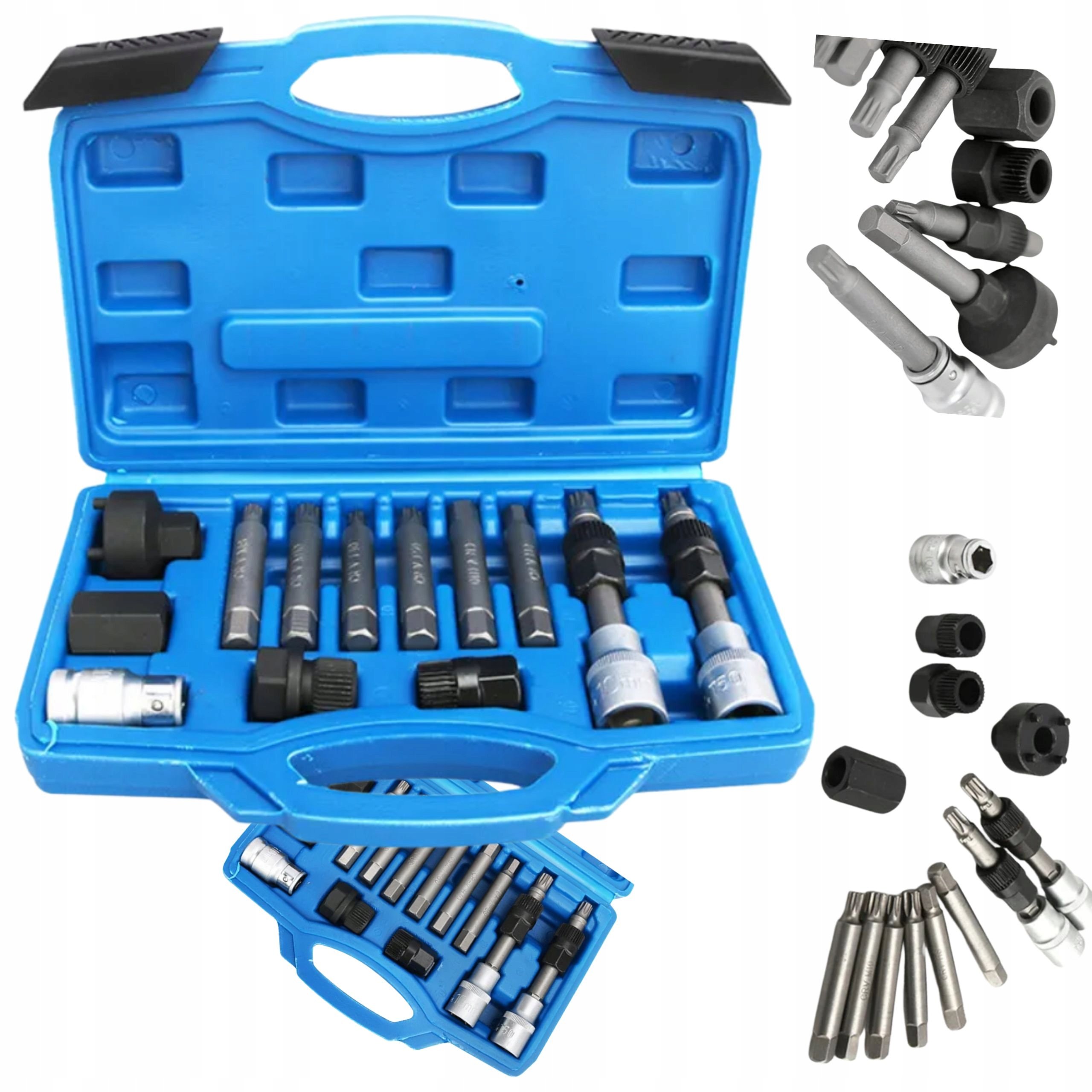 TEMU CLÉS D'EMBREIGEAGE D'ALTERNATEUR AVEC CANNELURE TORX, JEU COMPLET DE 13 PIÈCES