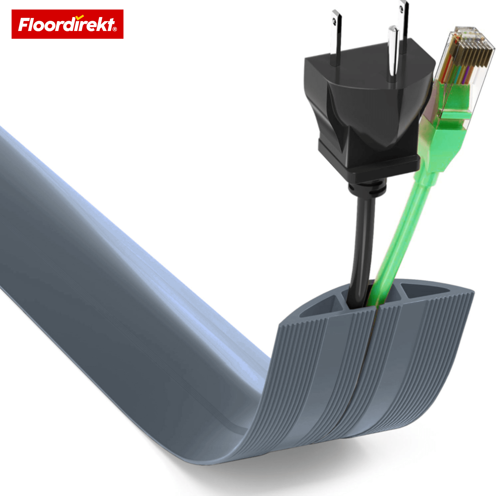 Floor Direct Cable Channel for Trip Protection, 4 Lengths Available