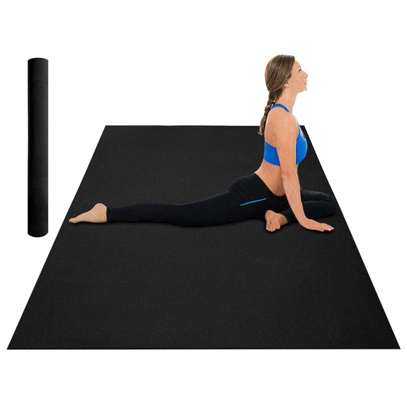 TEMU IlGruppone Tappeto per Esercizi Grande Extra Large 120 x 180 Cm Antiscivolo Resistente Tappetino Allenamento Pilates