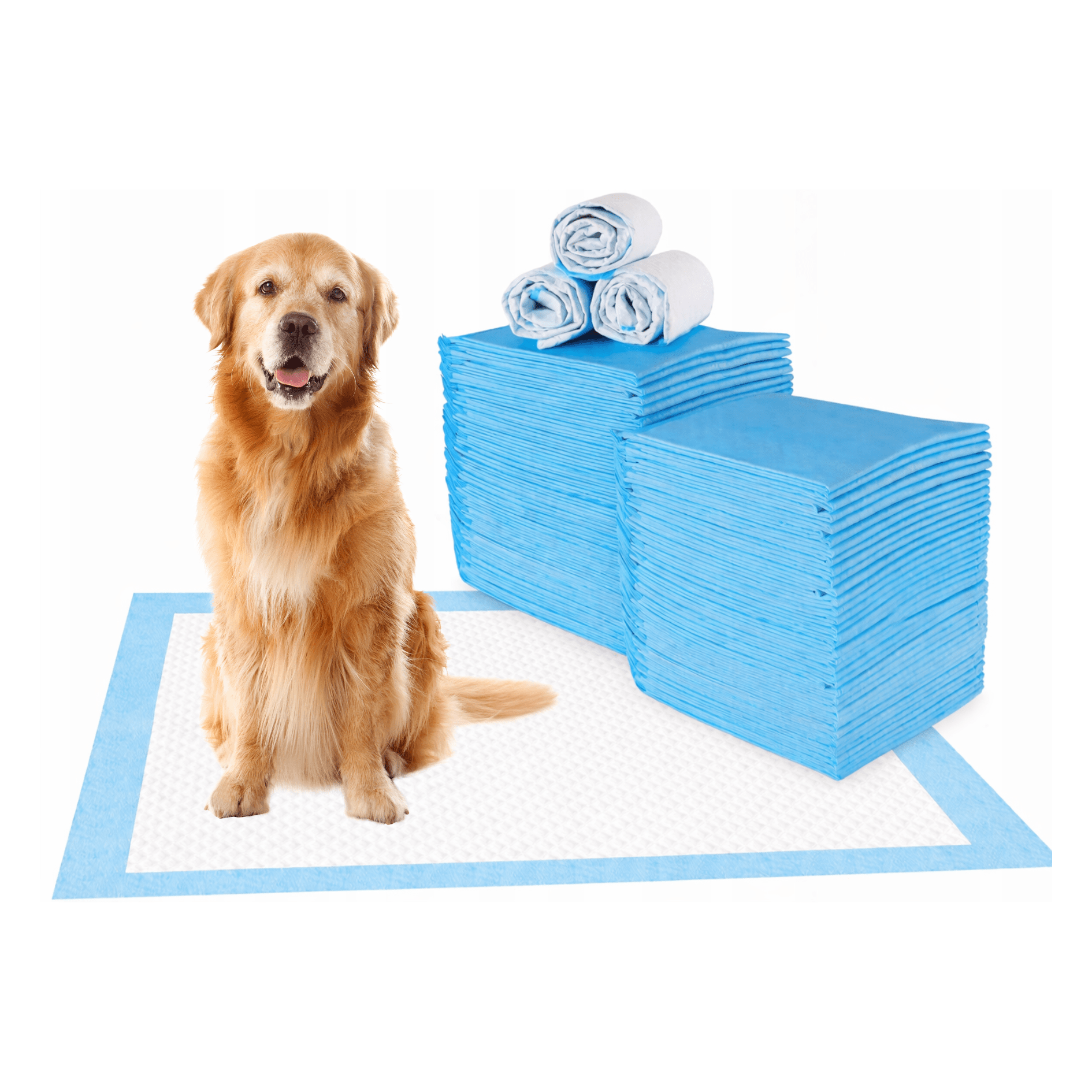 100pcs Of Training Pads 60 X 60 Cm For Dog Puppies, Cat Kittens, Hygiene Pads For Pets, Training Pads, Disposable Dog Pads, 5-layer Leak-proof And Absorbent.
