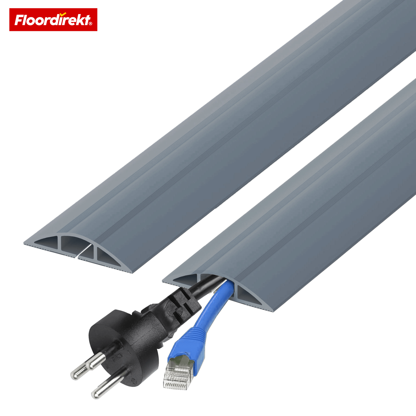 Floor Direct Cable Channel for Trip Protection, 4 Lengths Available