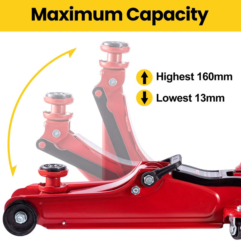 2.5 Ton Hydraulic Low Profile Floor Jack Heavy Duty Trolley Jack