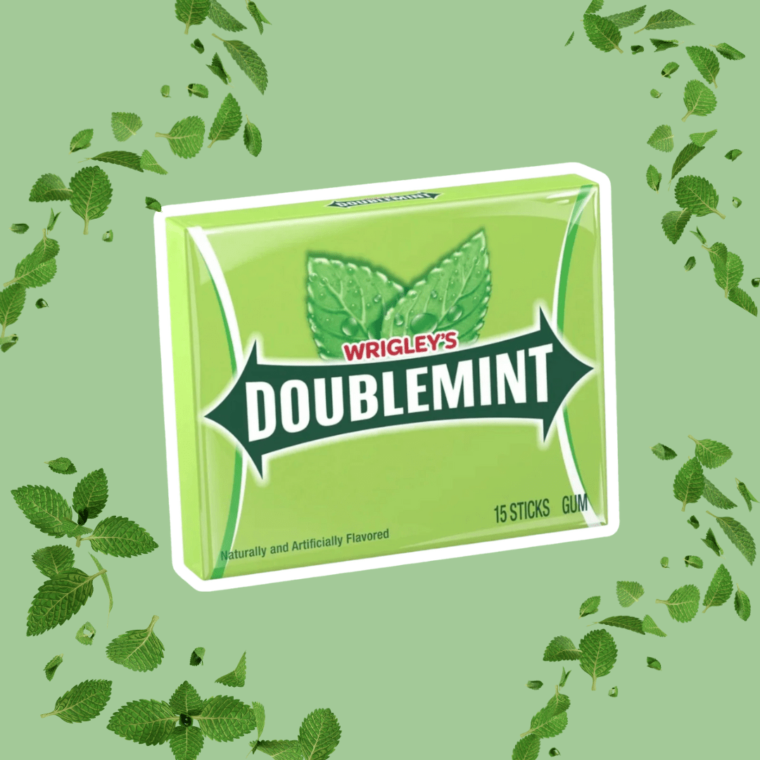 Image of 1x Wrigley's Doublemint Chewing Gum – 15 Sticks – 1 Pack