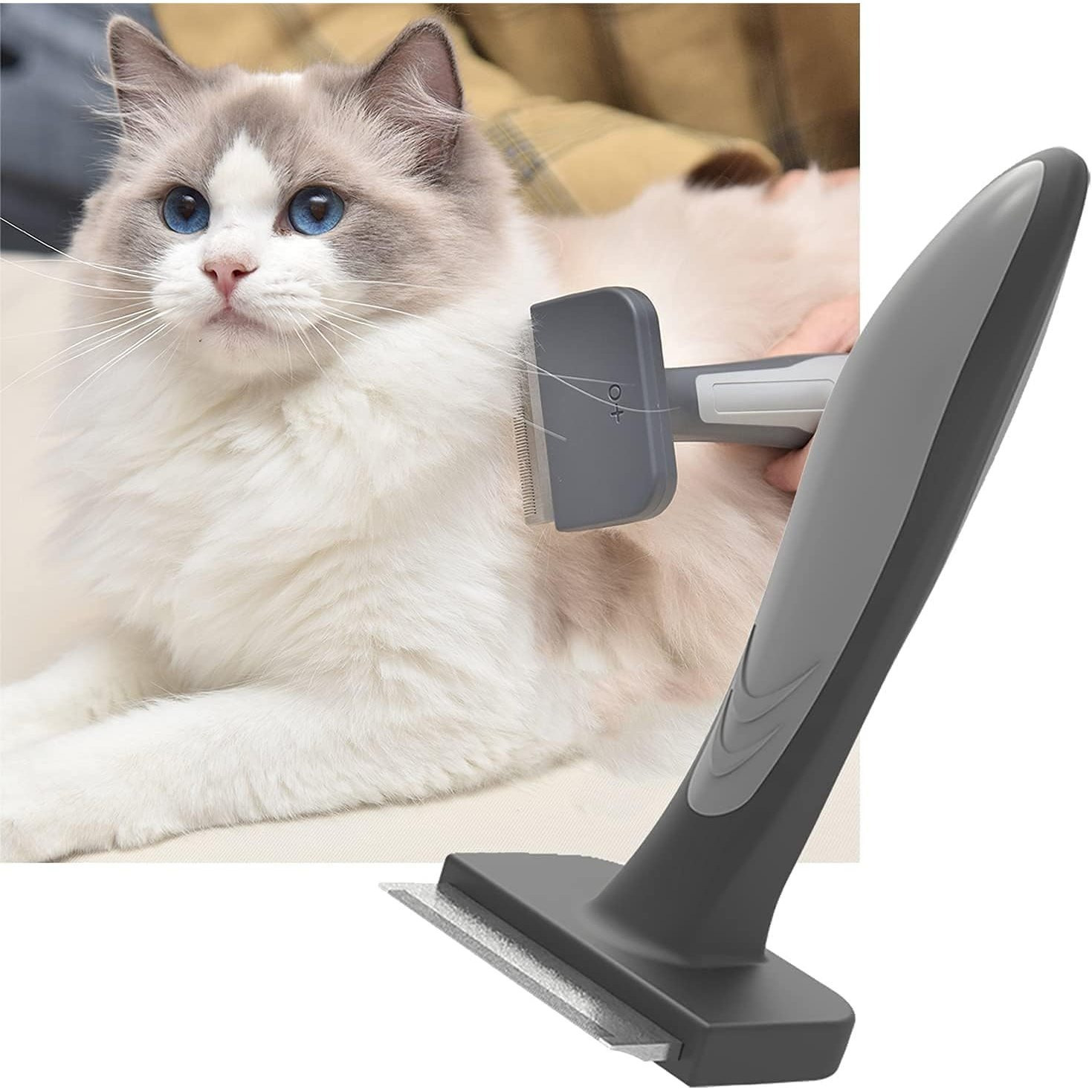 TEMU BPS Peine Cepillo Profesional Perro Gato para de Mascotas 17 * 7.5 cm (Color ROSA AGUA) BPS-5585