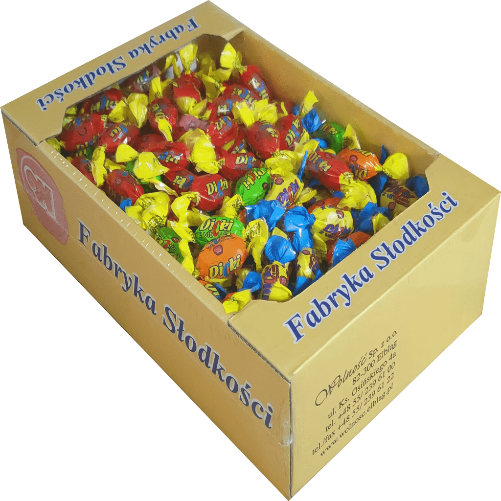 Image of Assorted Flavors Landrynki Candies - With Vitamin C, Effervescent, Minty