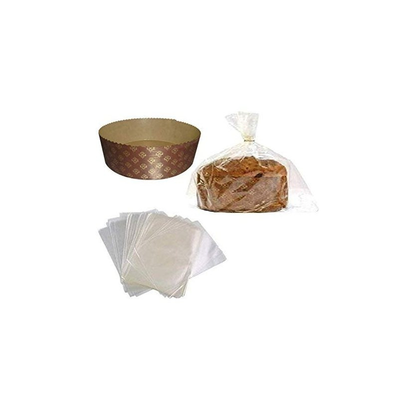 TEMU Kit 20 Sacchetti in PLP da CM 32 X 45 + 20 per PANETTONE