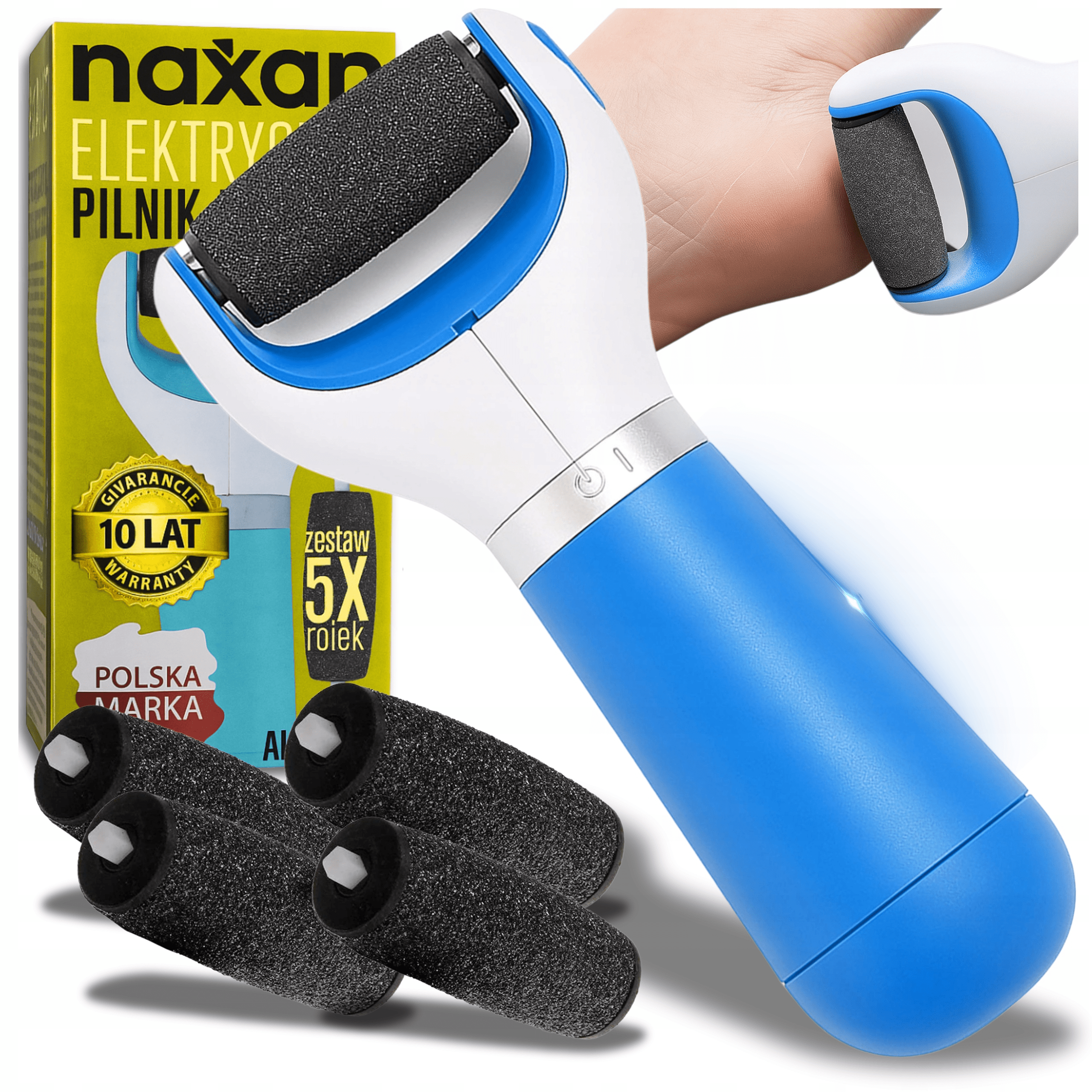 TEMU Electric Foot File Pedicure Set Pumeks Large Set + 5 Rolls