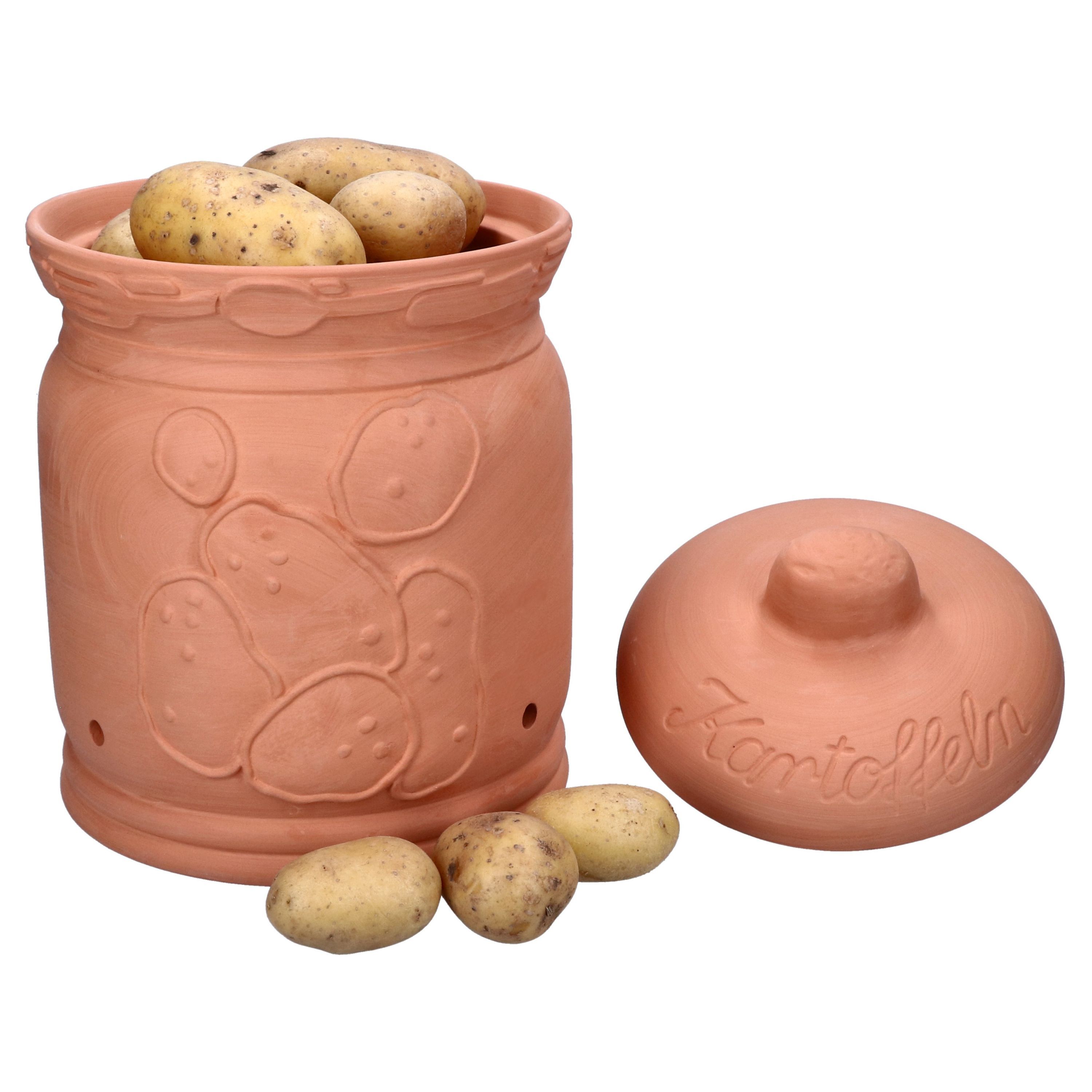 Earth Potato Pot Made Of Terracotta - 1983