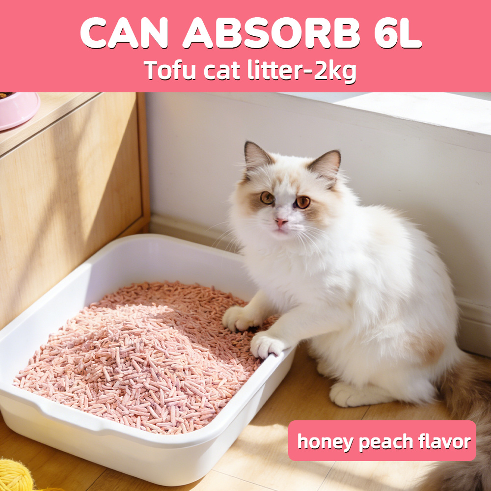 TEMU Cat Litter, Absorbs 6 Of Water Per Bag (2kg Per Bag), Absorbs Water Quickly, In A Of Flavors, Has A Deodorizing Effect, And Is Suitable For Cat-