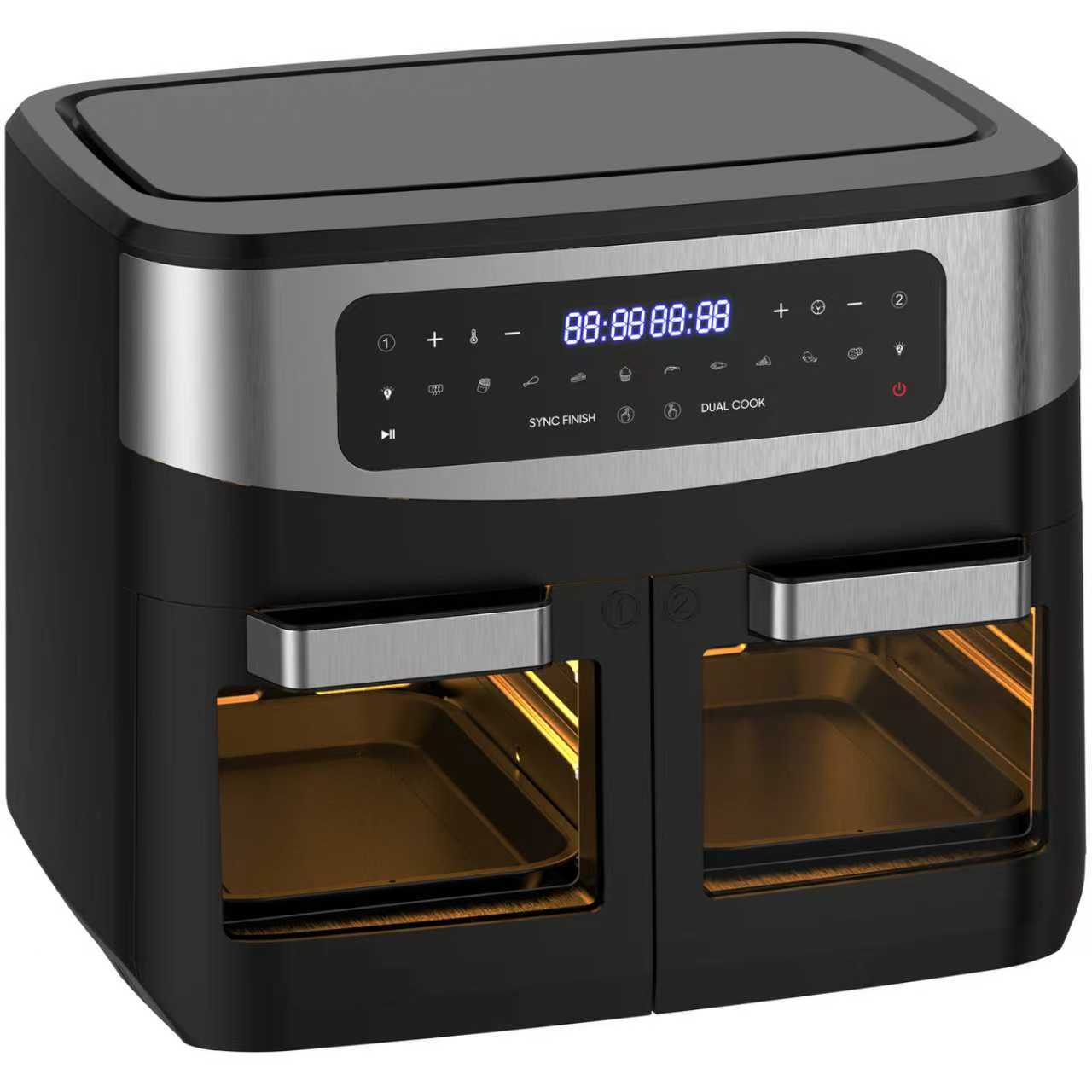 12L Dubbele Kamer Airfryer, XXL