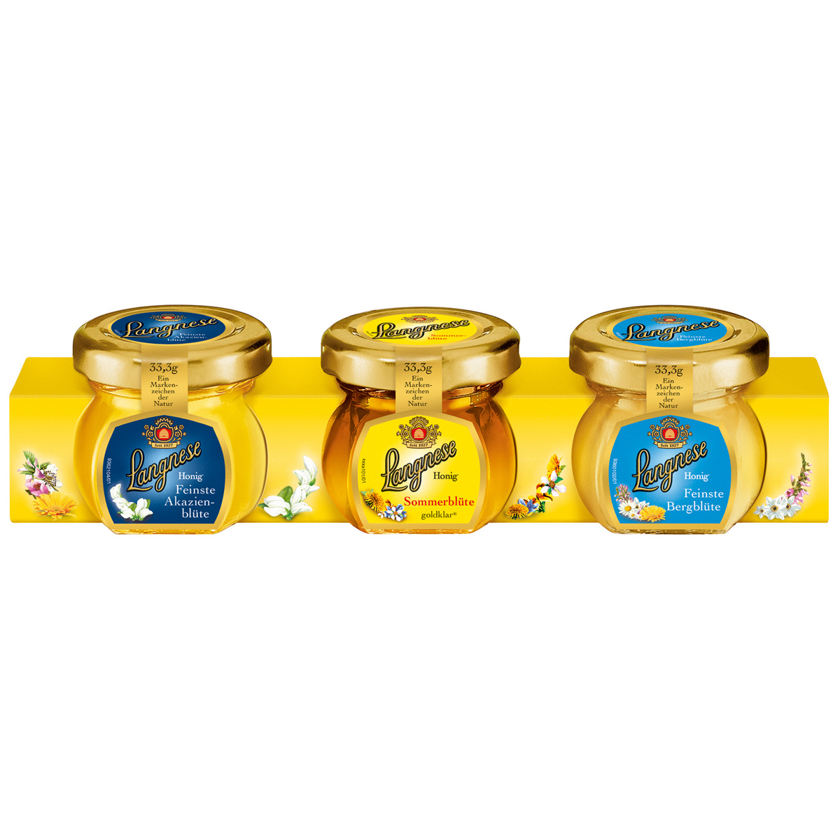 Langnese Mini Beekeeper Specialties Acacia Summer Mountain 3x33g