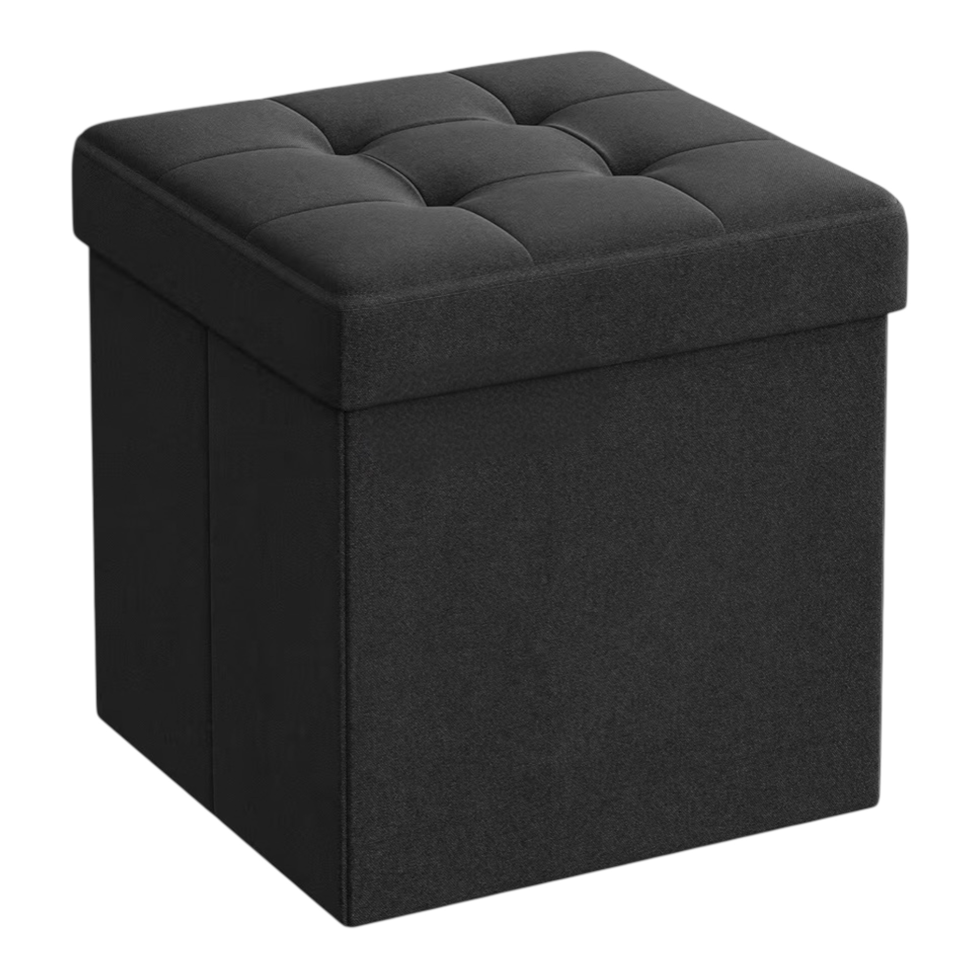 TEMU Puff o de almacenaje Plegable | Taburete Reposapiés | Baúl de Almacenamiento | Taburete Reposapiés.para Cama, Dormitorio, salón, Comedor o