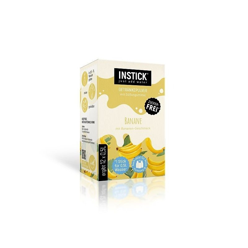 Image of Instant Banana-flavored Drink Powder, Sugar-free, 12 Sticks Of 2g Each (=24g)