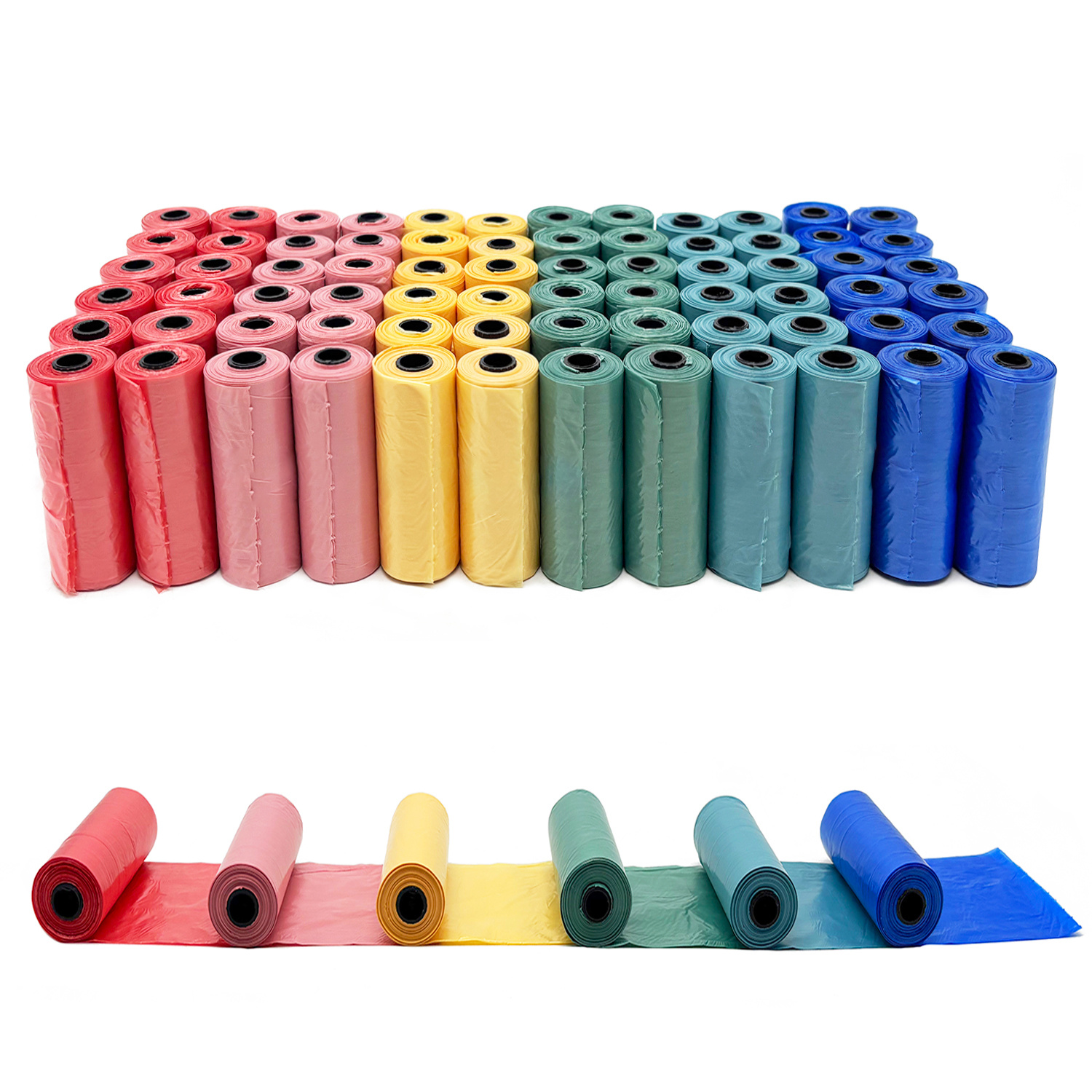 TEMU 600 Bolsas de Caca Perro Bolsas para Excrementos de Perros para Mascotas Animales Domésticos Pack de Multicolor BPS-5395