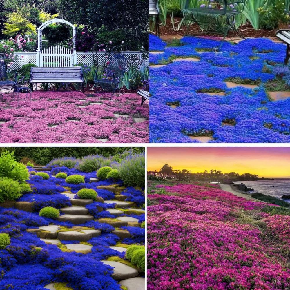 TEMU For Planting Ground Cover Plants Flowers Non-gmo Perennial Thyme Seed - 15000 Seeds