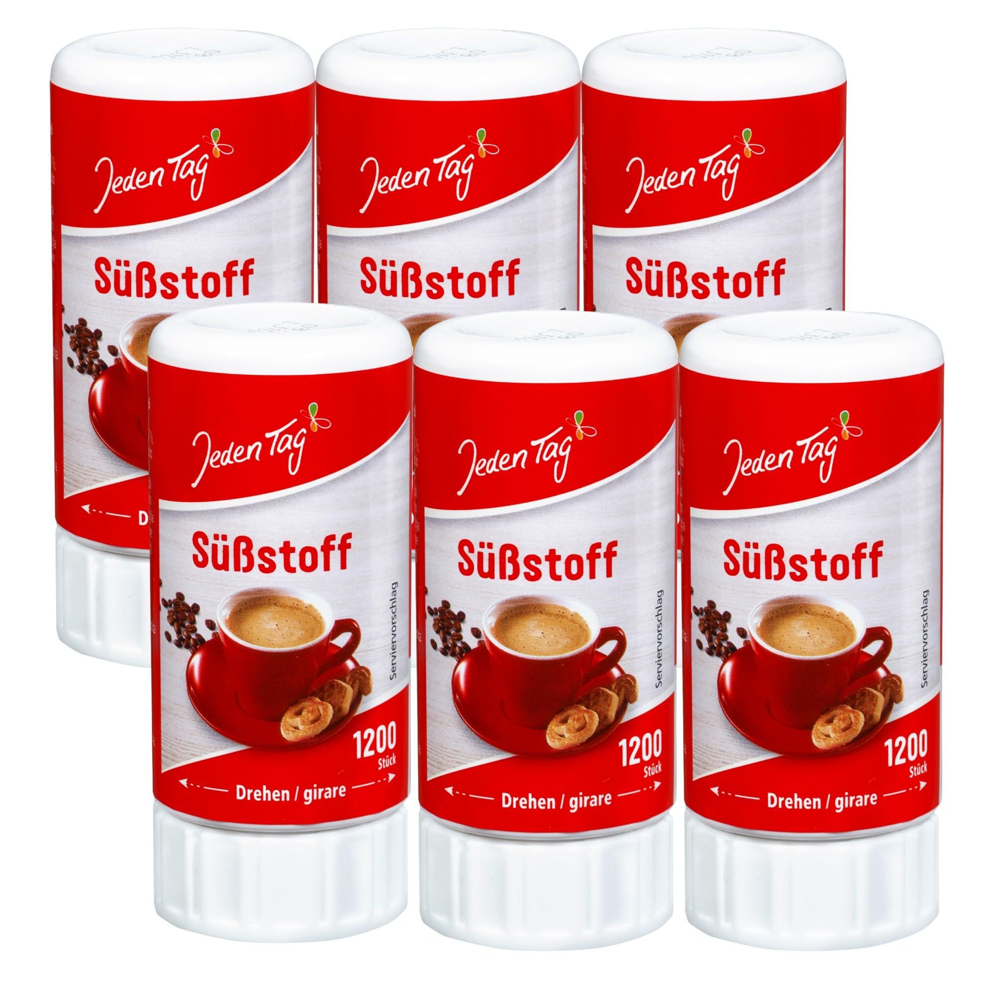 Image of 1 Day Sugar Substitute Tablets 6 X 1200pcs Sweetener As Sugar Alternative For Tea, Coffee