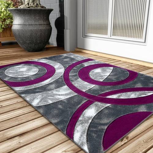 retro shaggy thick pile soft plush surface multiple sizes colours